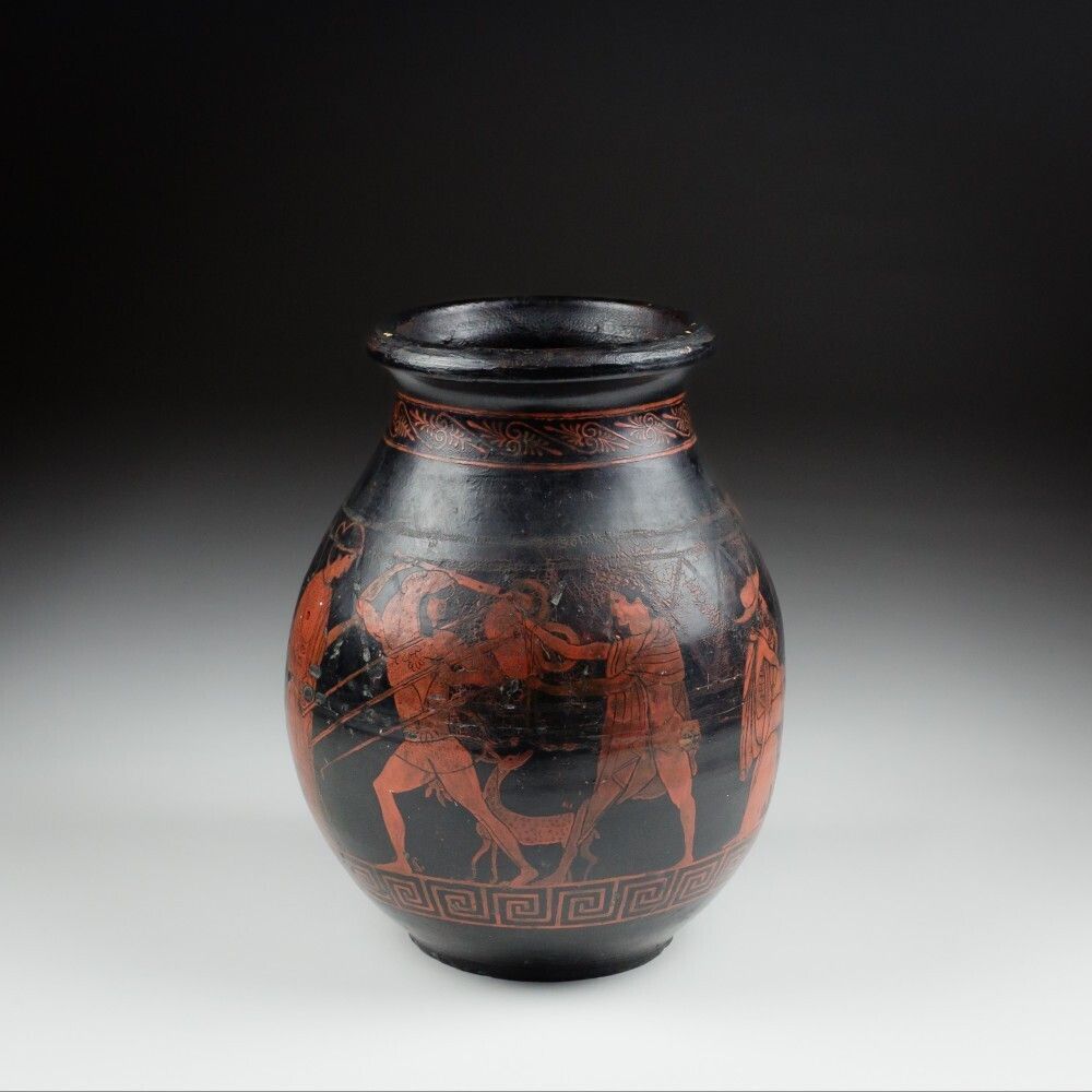 Early 20th Century Stoneware Attic Style Vase By Jean Magrou photo furniture