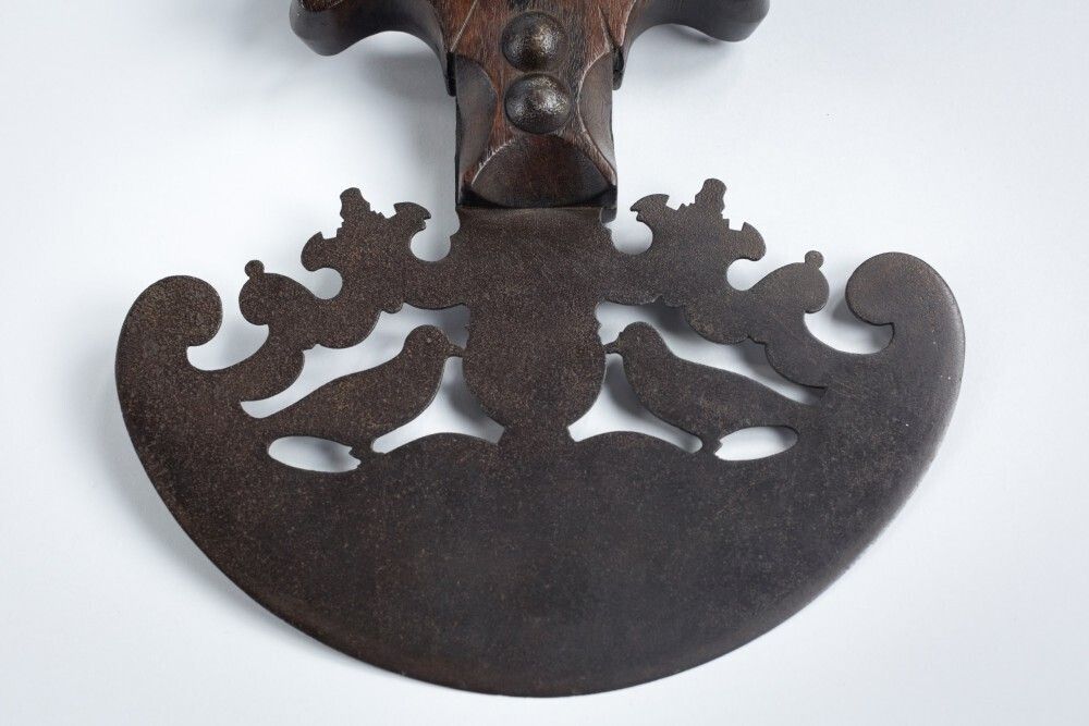 Impressive 19th Century Love Token Herb Cutter photo for sale