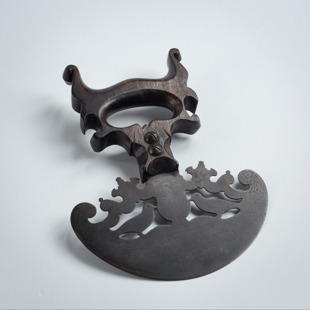 Impressive 19th Century Love Token Herb Cutter photo 490.0