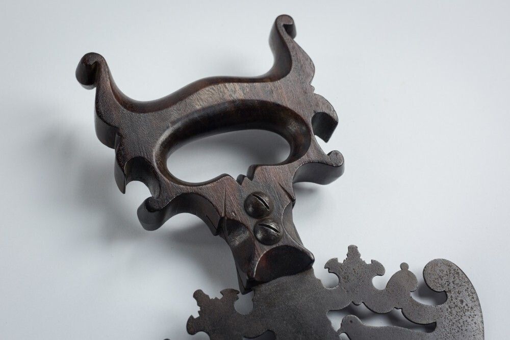 Impressive 19th Century Love Token Herb Cutter photo vinterior
