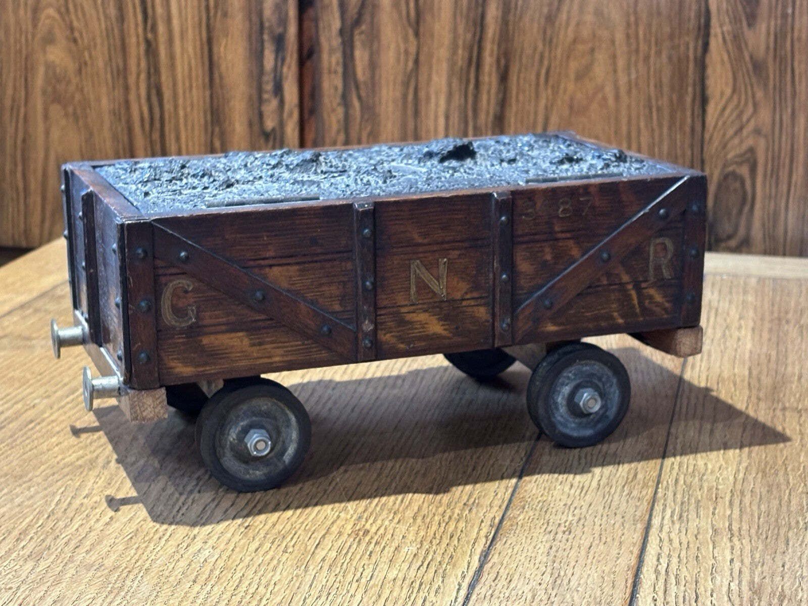 Home Decor Victorian Novelty Railway Coal Truck Trinket Box, Desk Box, Jewellery Box photo