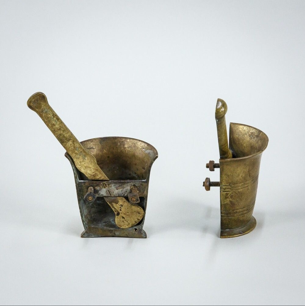 photo for sale Early 20th Century Pair Of Pharmacy Door Handles