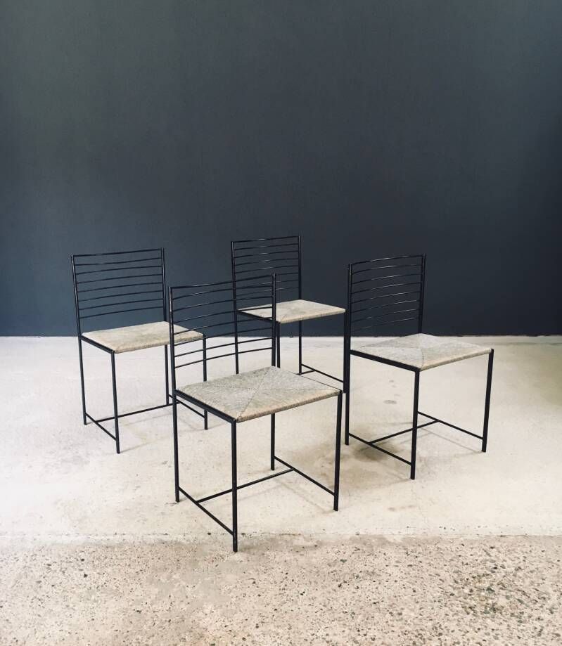 Postmodern Design "Alice" Dining Chairs By Cidue, Italy 1980's photo 1100.0