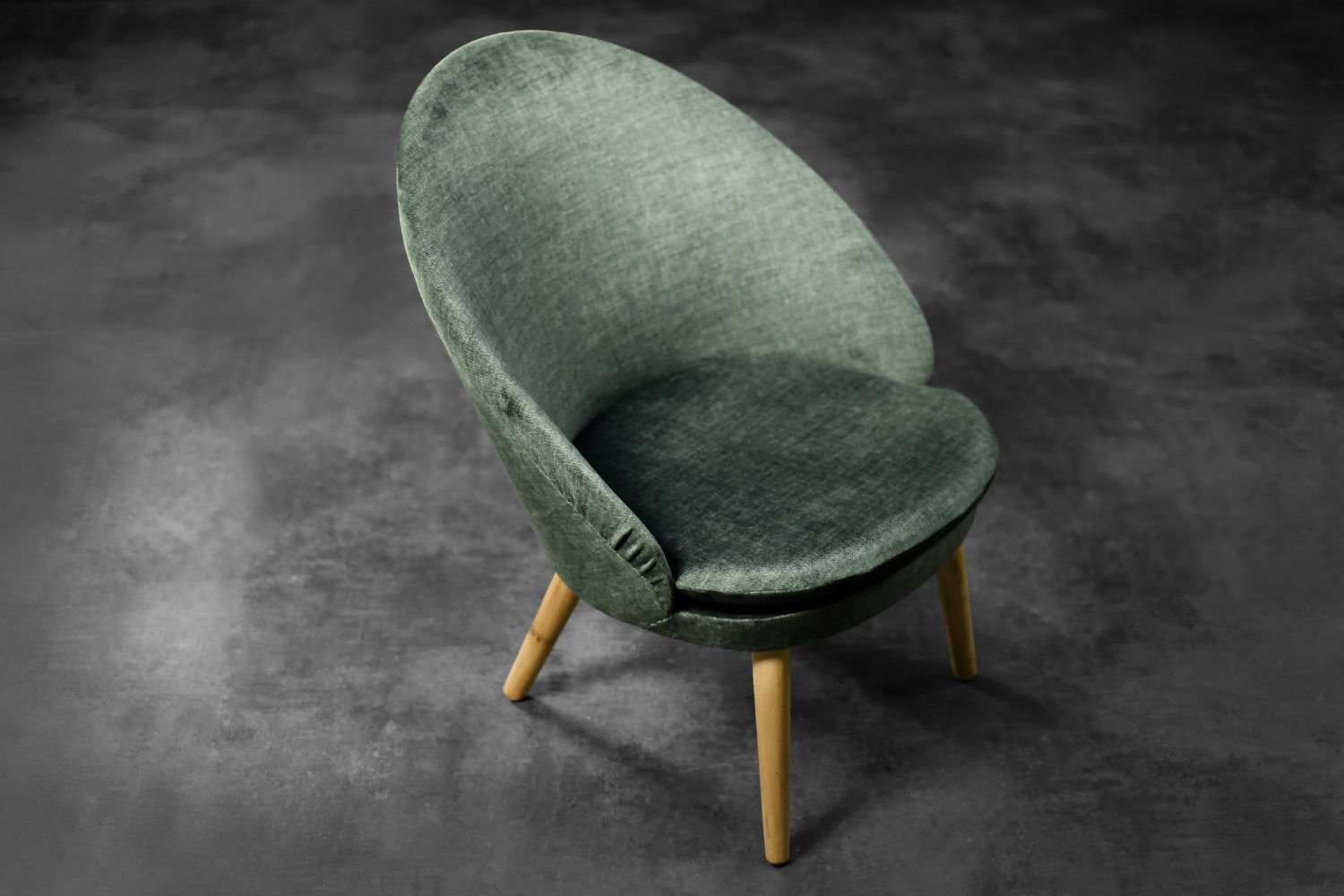 Mid Century Danish Modern Model 301 Easy Chair In Oak And Fabric By Ejvind A. Johansson For Godtfred H. Petersen, 1950s photo vinterior