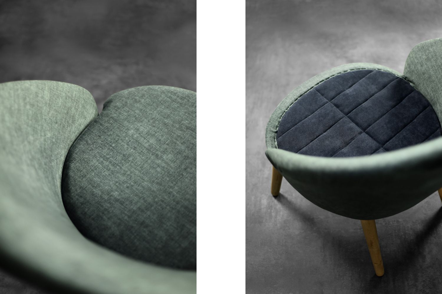 Mid Century Danish Modern Model 301 Easy Chair In Oak And Fabric By Ejvind A. Johansson For Godtfred H. Petersen, 1950s photo vintage
