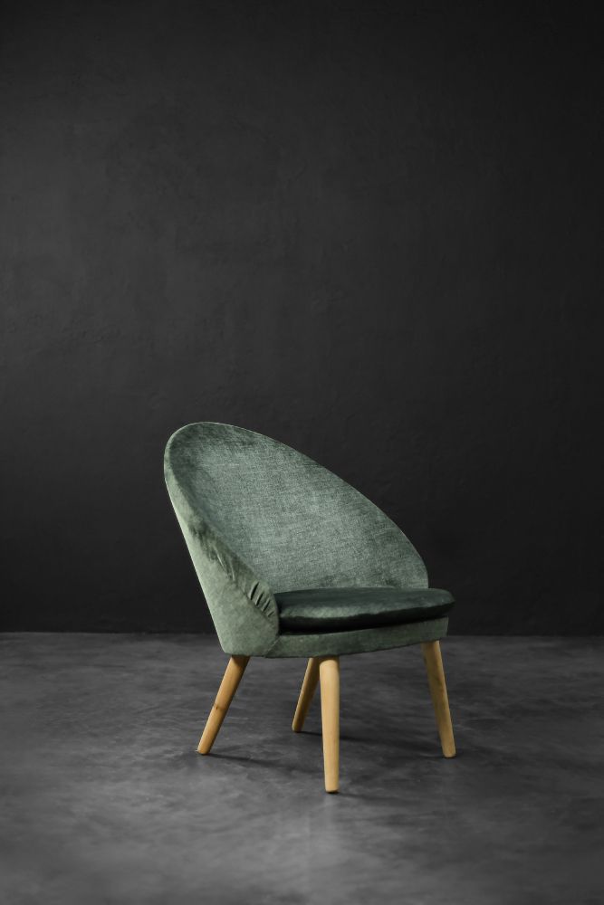 Mid Century Danish Modern Model 301 Easy Chair In Oak And Fabric By Ejvind A. Johansson For Godtfred H. Petersen, 1950s