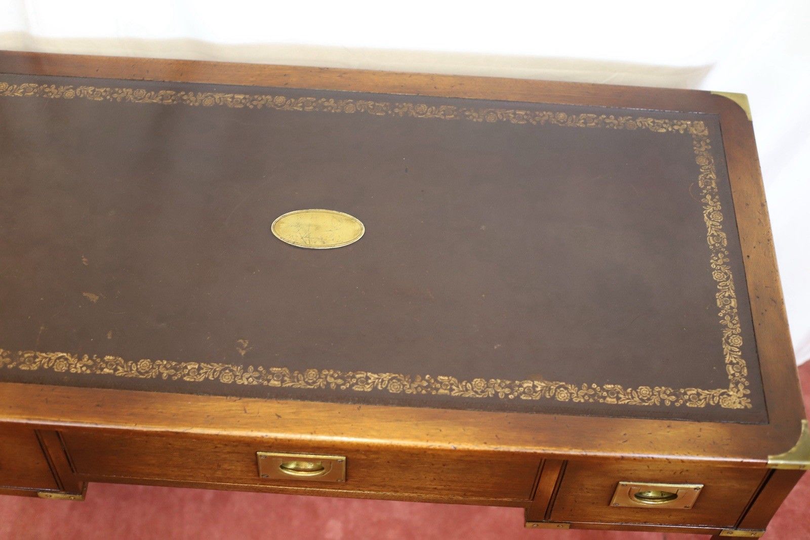 photo buy Reprodux Bevan Funnell Lovely Military Campaign Style Writing Desk