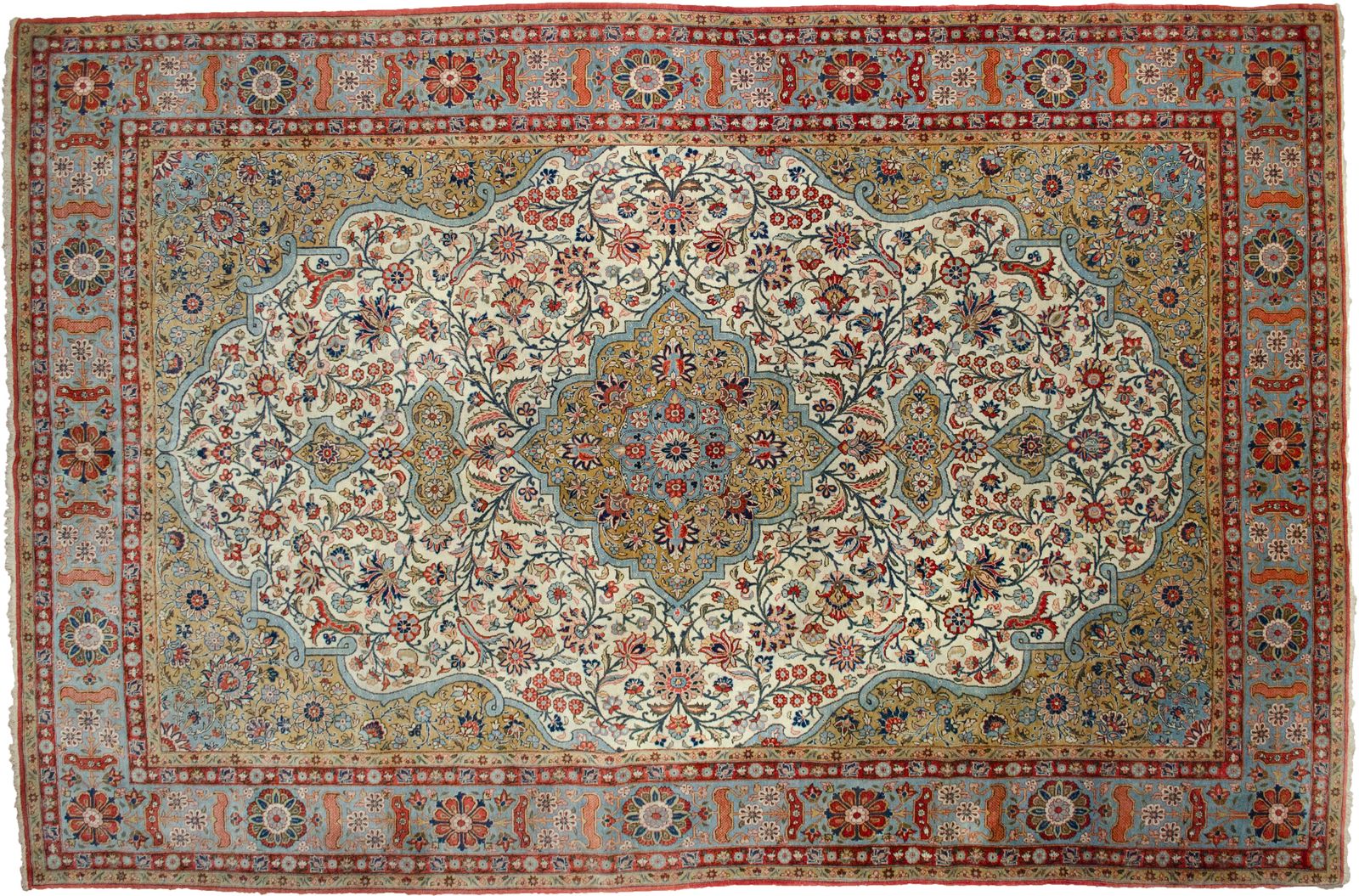 Vintage Qom Carpet 325x224cm, 1940s photo buy