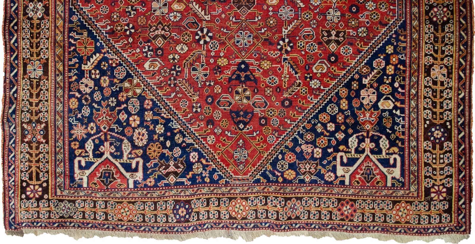 Antique Qashqai Rug 243x167cm photo 2300.0