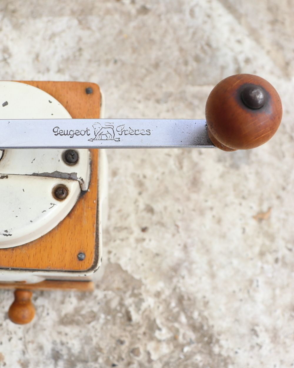 Mid Century Peugeot Frères Coffee Grinder photo vinterior