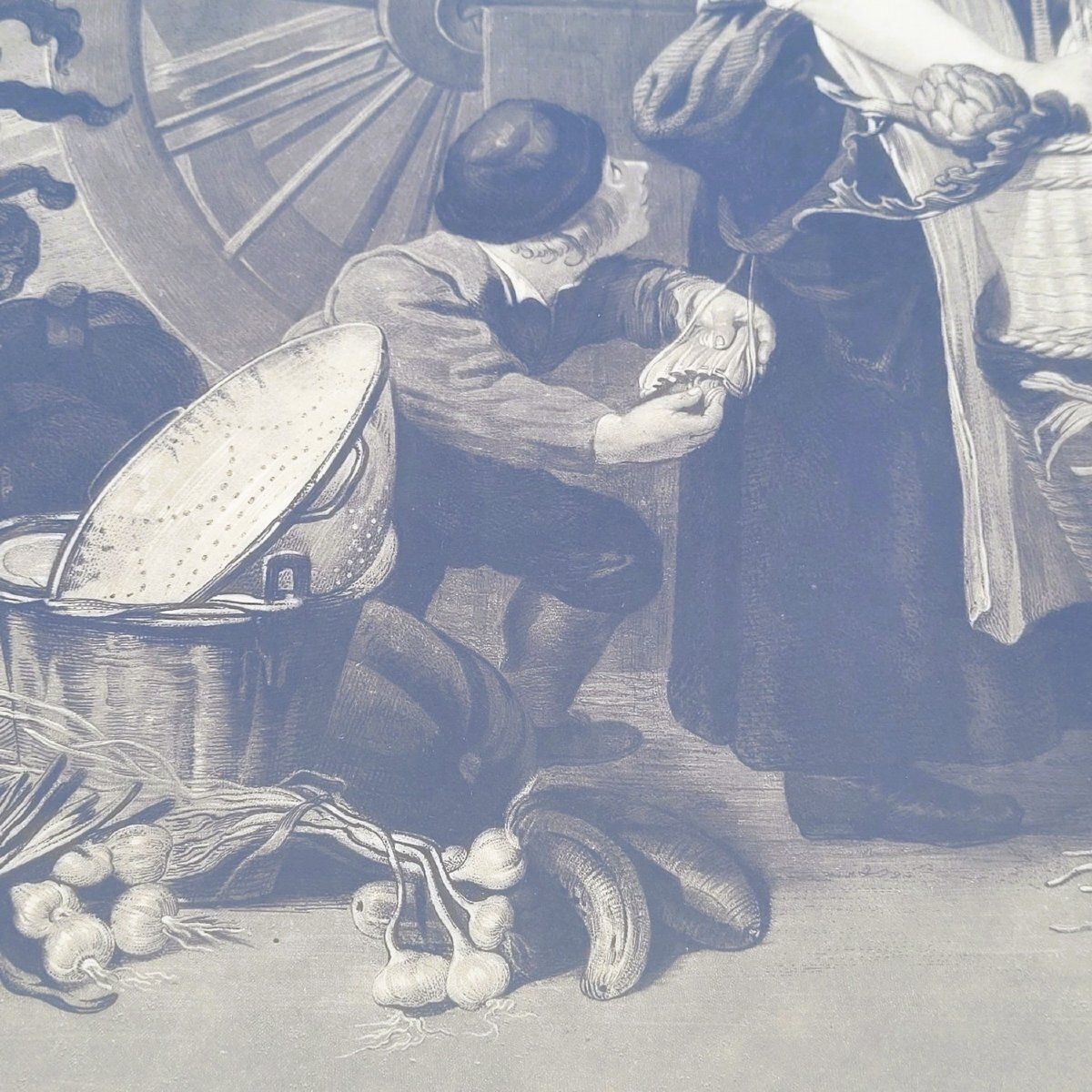 1450.0 After F Snyders, Suite Of 5 Engravings On The "Markets" photo