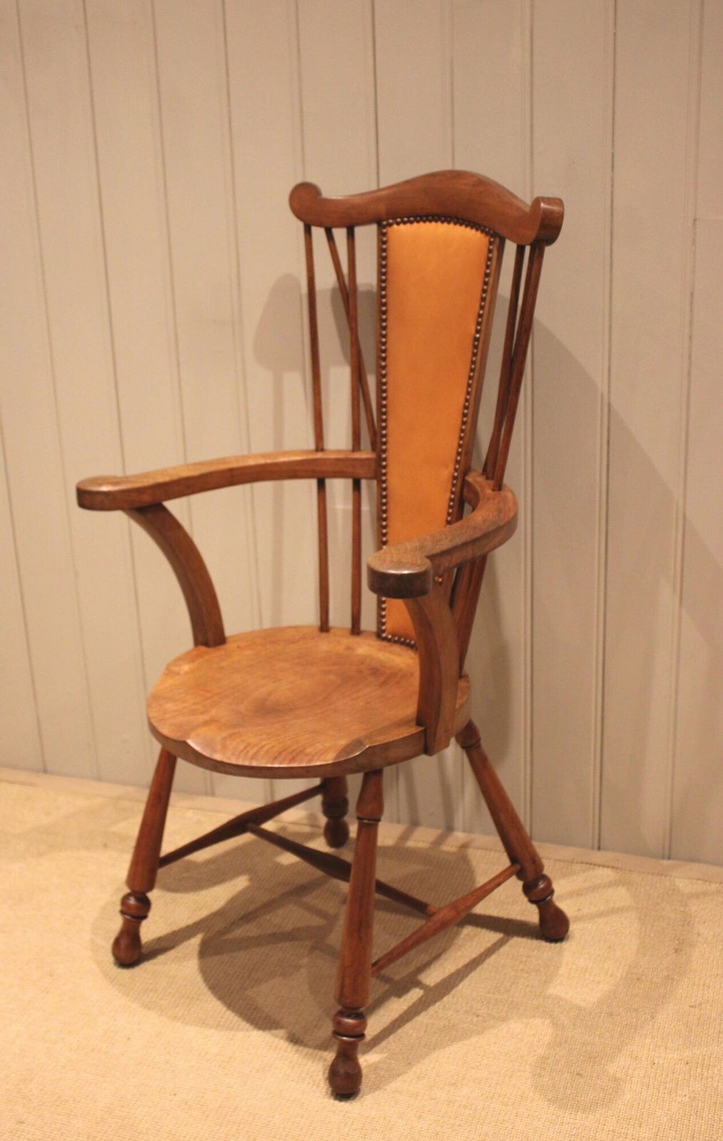 Arts & Crafts Fruitwood Chair, 1900s photo Furniture