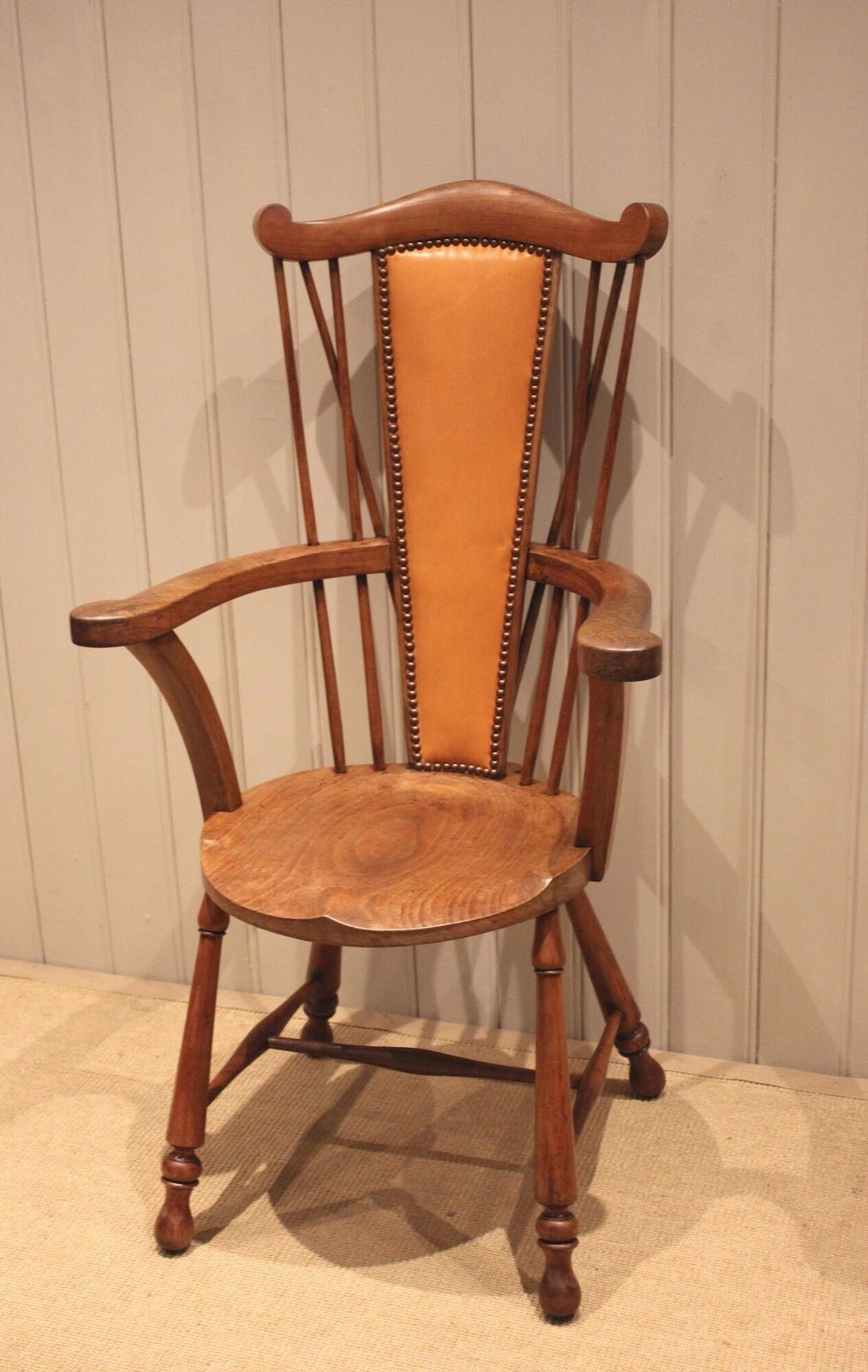 Arts & Crafts Fruitwood Chair, 1900s photo buy