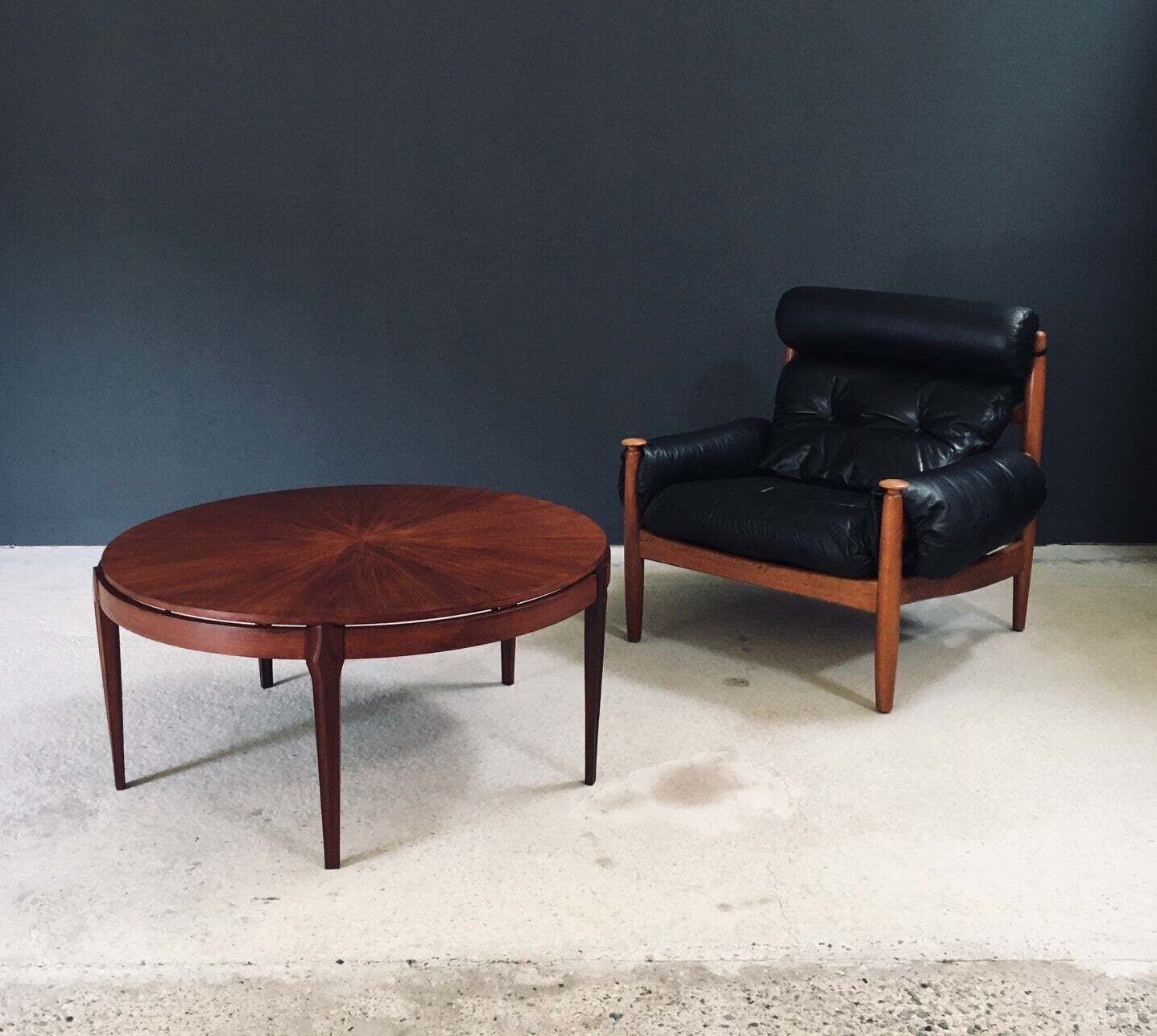 Mid Century Modern Scandinavische Design Teakhouten Salontafel – Jaren 1960 photo furniture