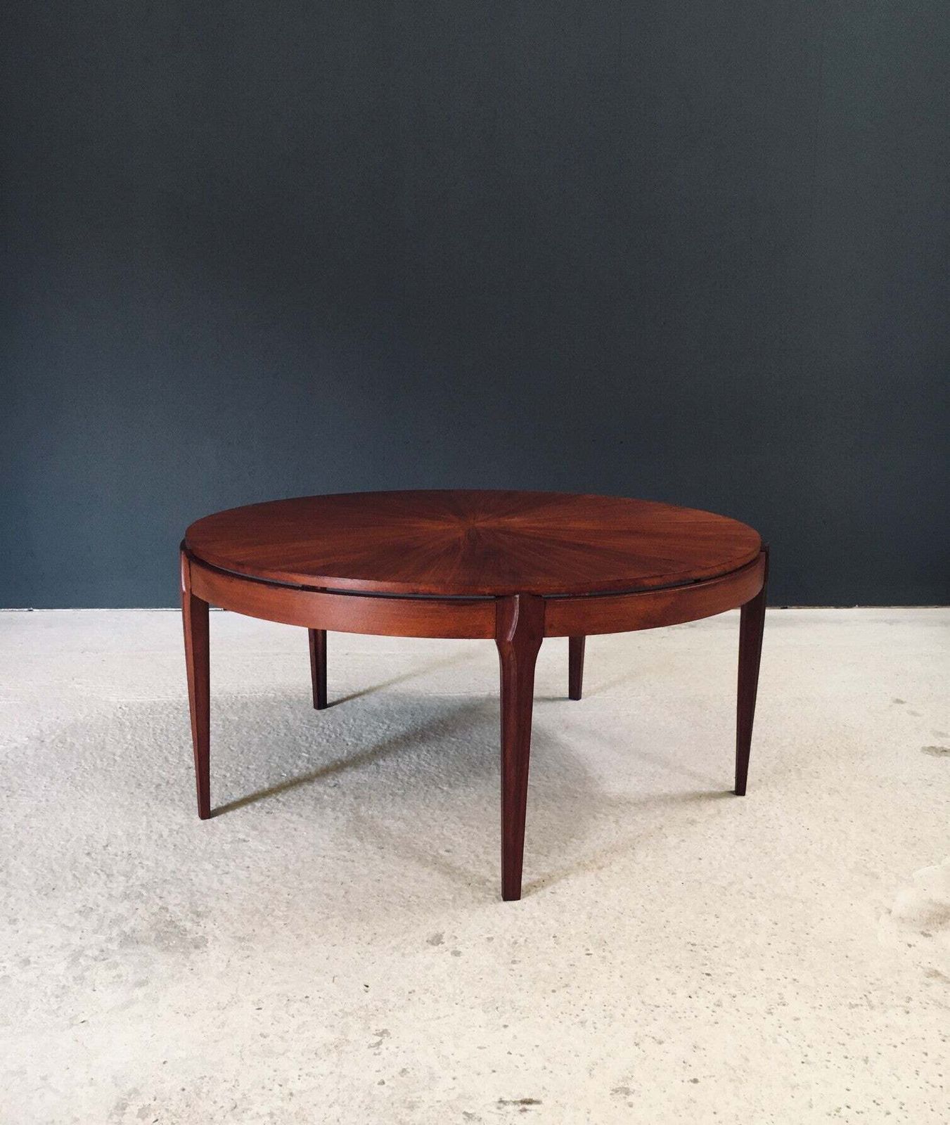 Mid Century Modern Scandinavische Design Teakhouten Salontafel – Jaren 1960 photo vintage
