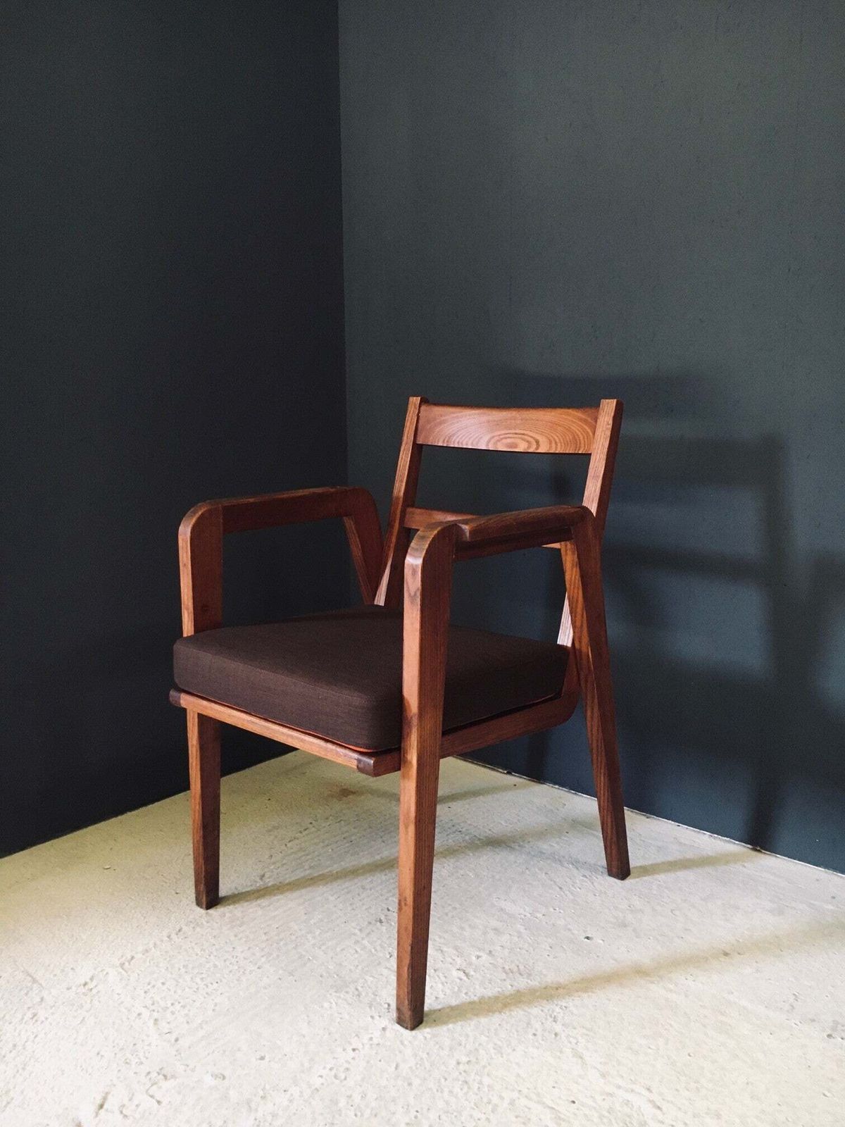 1550.0 Modernist Design Armchair, France 1940's photo