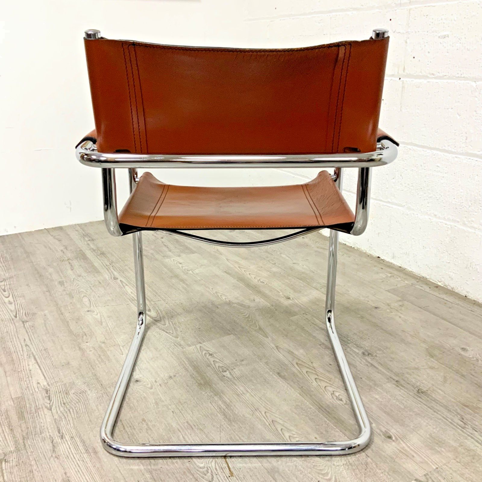 An Italian  Mart Stam  Marcel Breuer Model S34 Cantilever Dining Office Chair photo Furniture