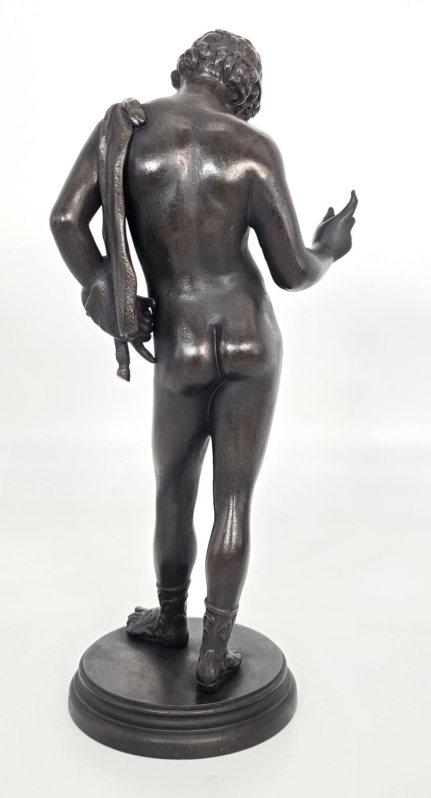 19th Century Bronze Study Of  Narcissus, Circa 1890, Italian Grand Tour Period photo for sale