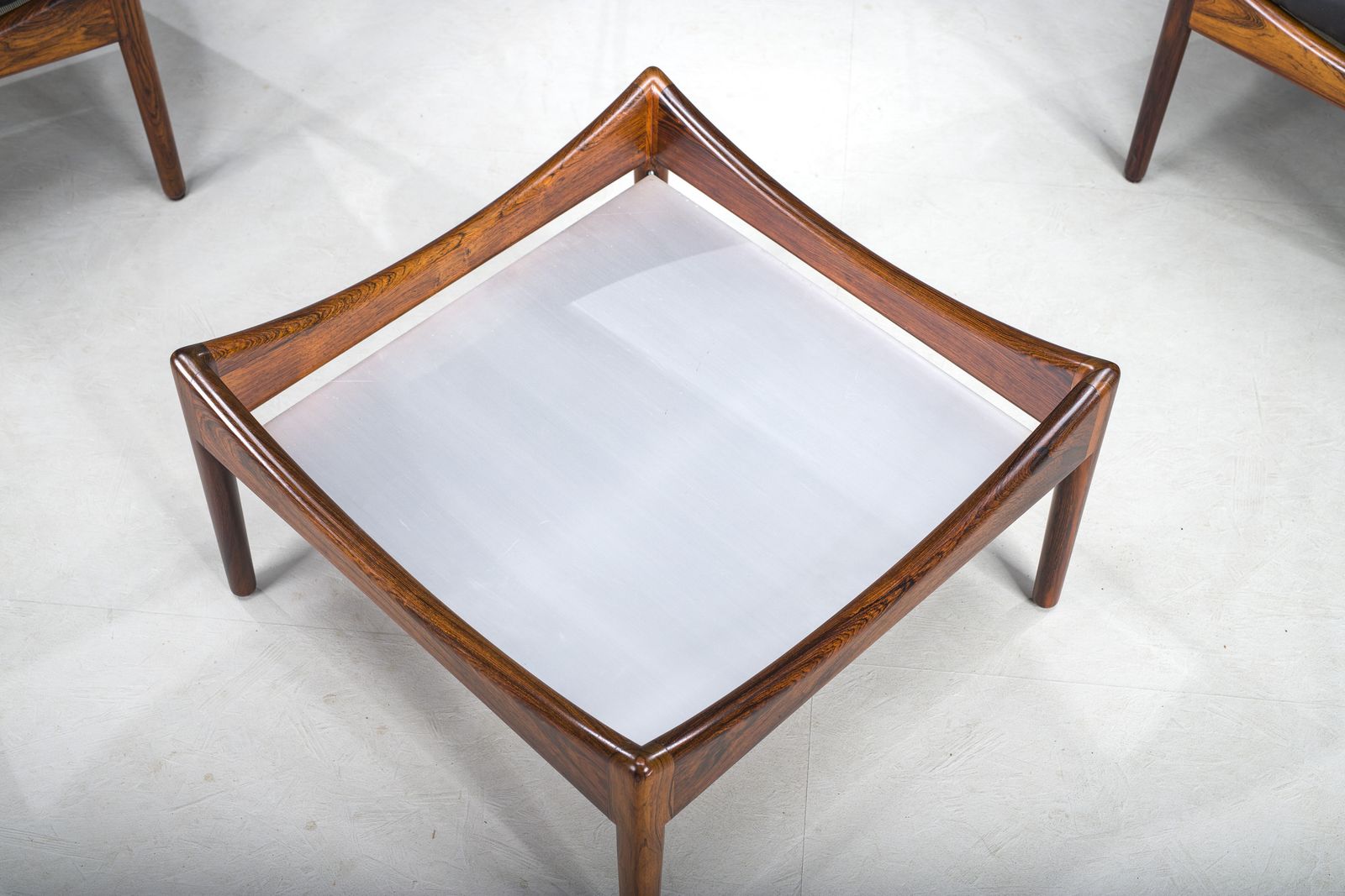 photo buy Mid Century Modern Danish Armchairs And Coffee Table By Kristian Vedel For Sören Willadsen, 1960s, Set Of 3