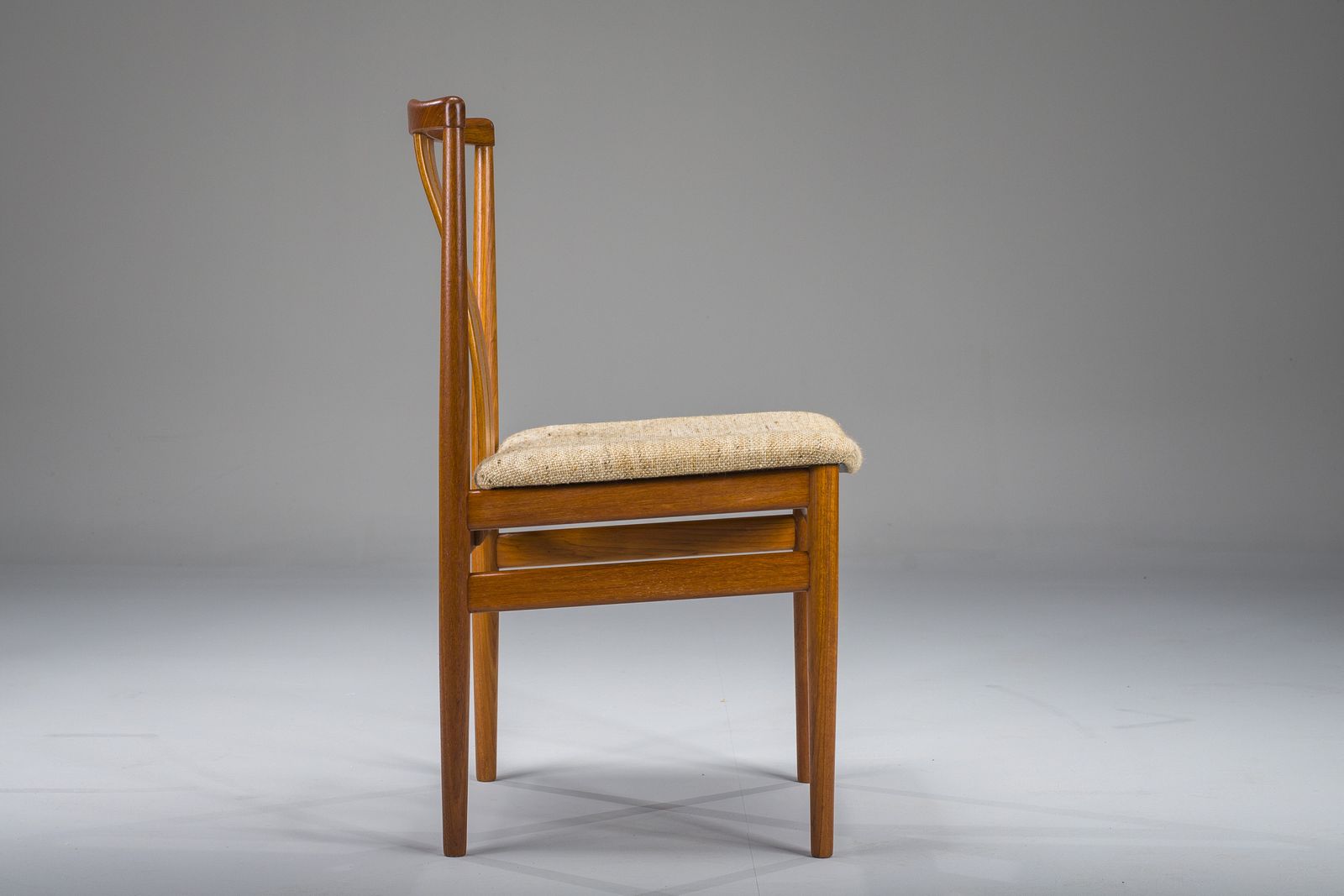 Mid Century Modern Danish Teak Dining Chair By Henning Sørensen For Vamdrup Stolefabrik, 1960s photo for sale