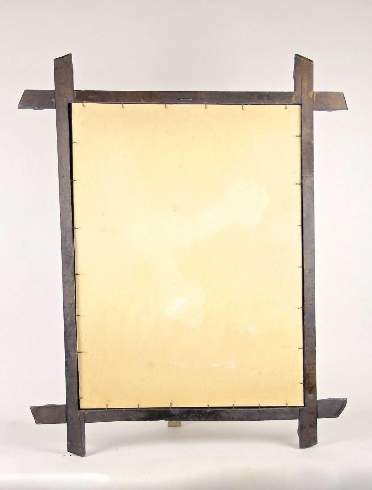 photo vintage 19th Century Black Forest Rustic Wall Mirror, Basswood, Austria, Circa 1880