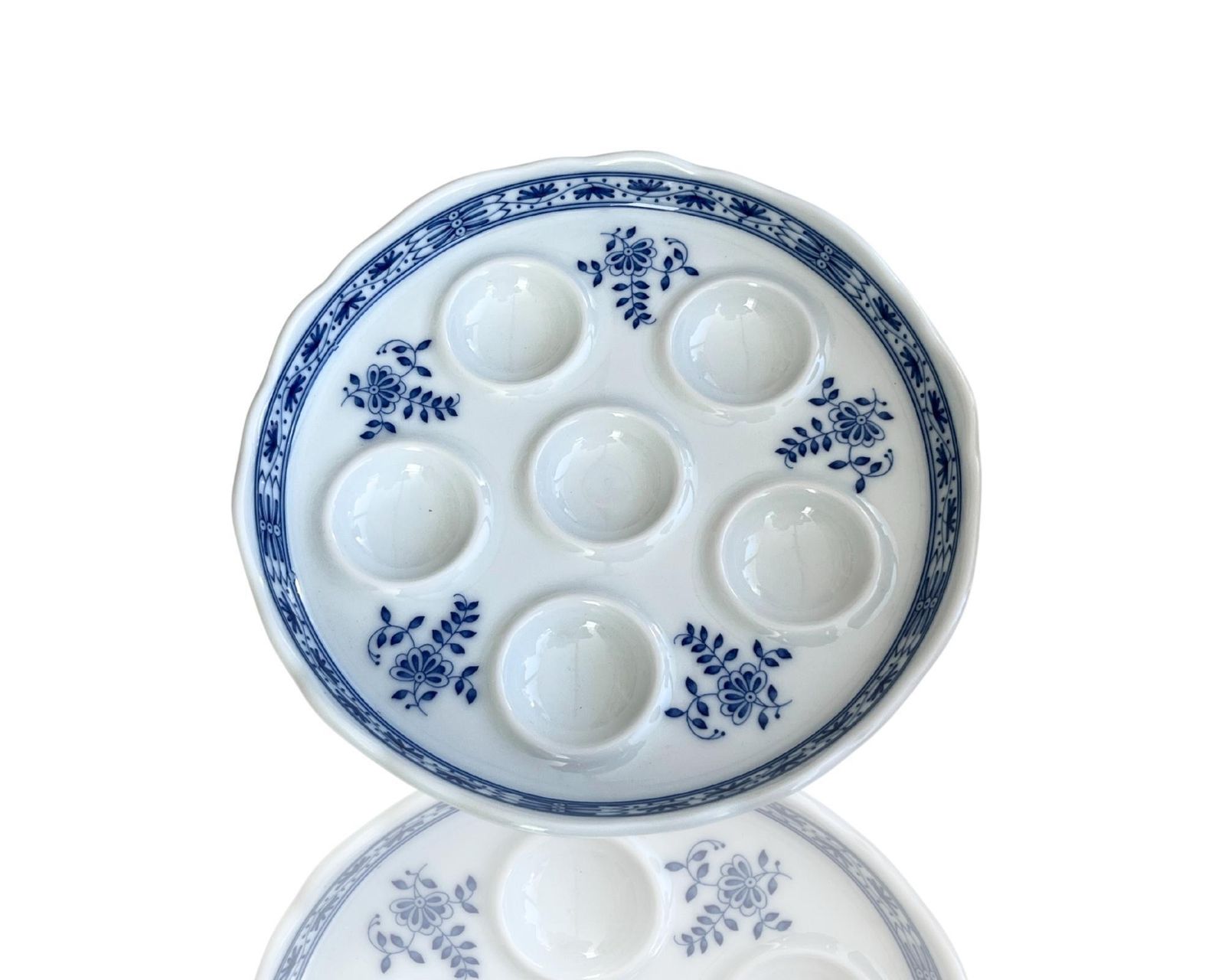 Blue Onion Escargot Plate | 1 St. | Vintage Hutschenreuther