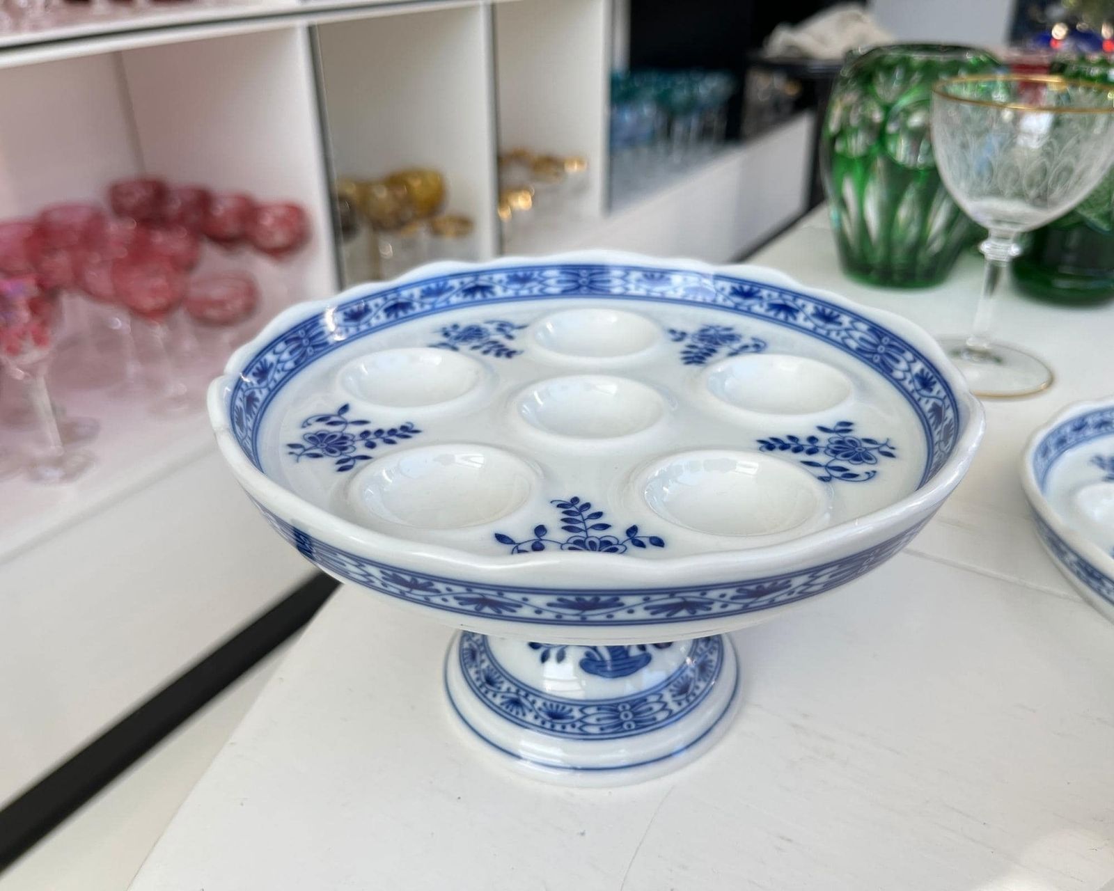 Blue Onion Escargot Plate | 1 St. | Vintage Hutschenreuther photo buy