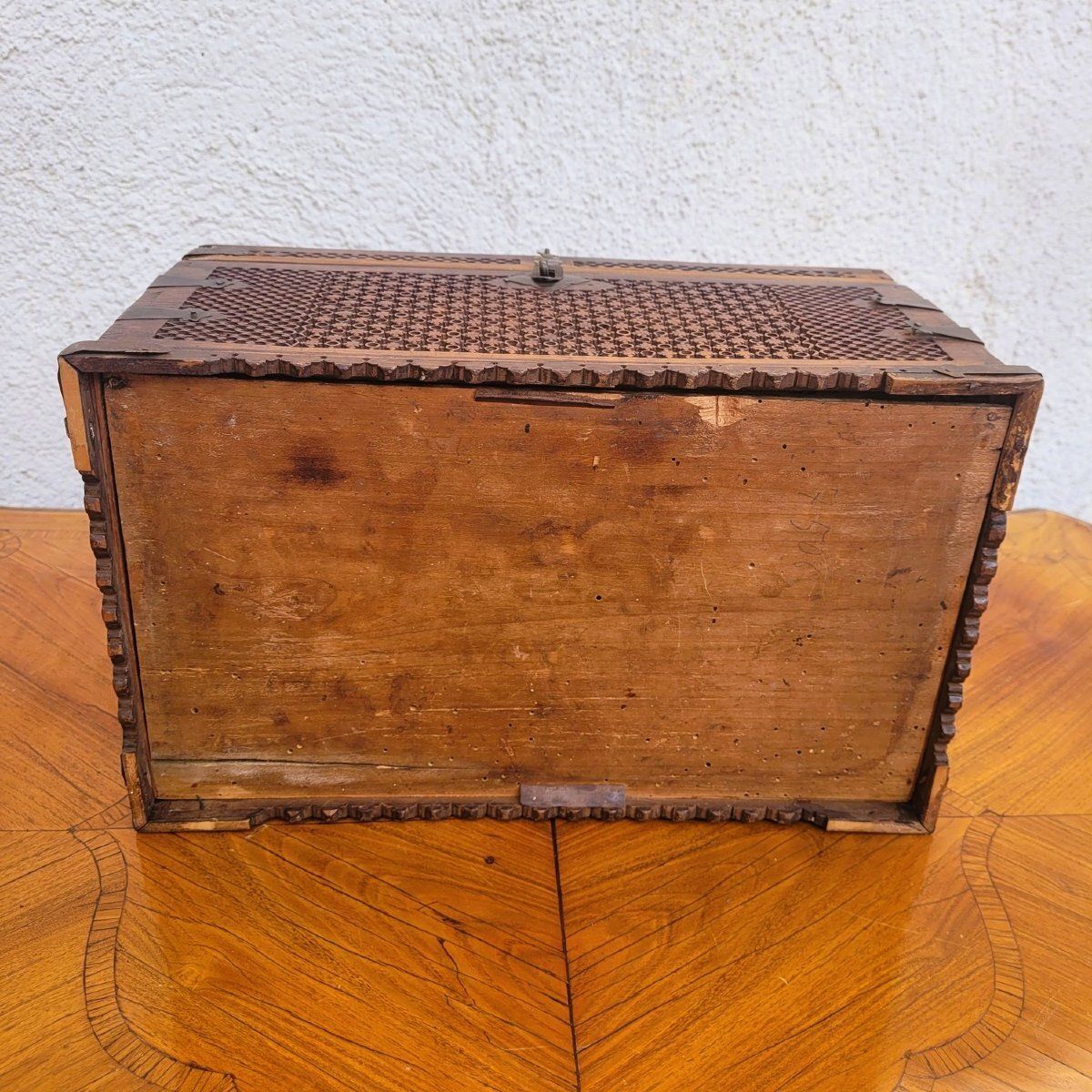 Home Decor Russian Wooden Box, In The Style Of The Abramtsevo Workshop, 19th Century photo