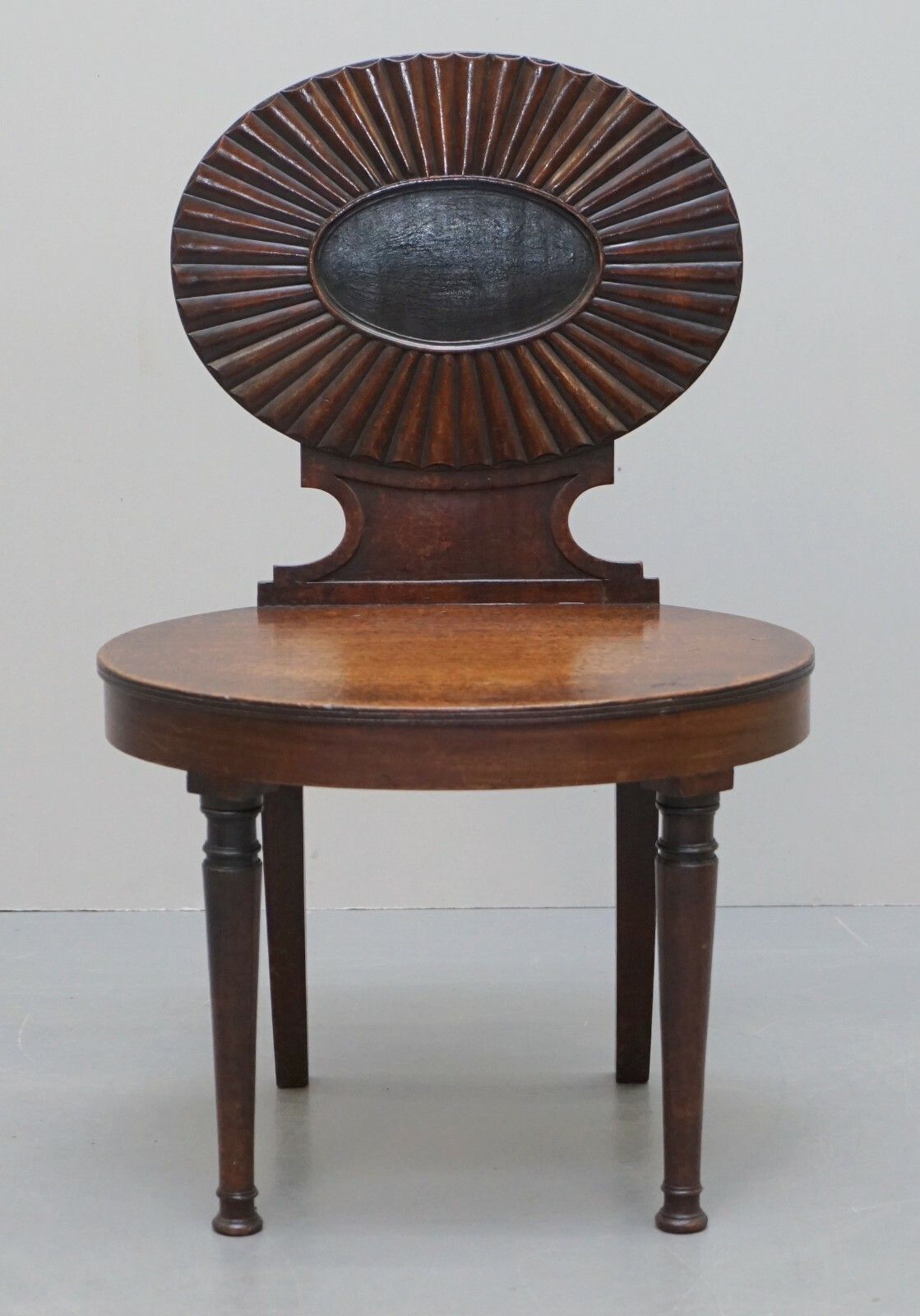 Fine Circa 1780 Georgian Shell Back Hall Chair Gillows Of Lancaster Attributed photo furniture
