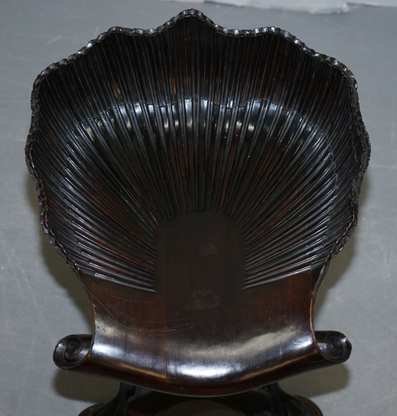 Very Rare 19th Century 1880 Italian Venetian Grotto Fantasy Stool Height Adjust photo Furniture