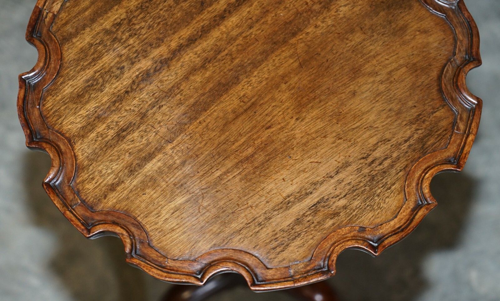Very Fine Gillows Of Lancaster Antique Mahogany Pie Crust Claw & Ball End Table photo 2750.0