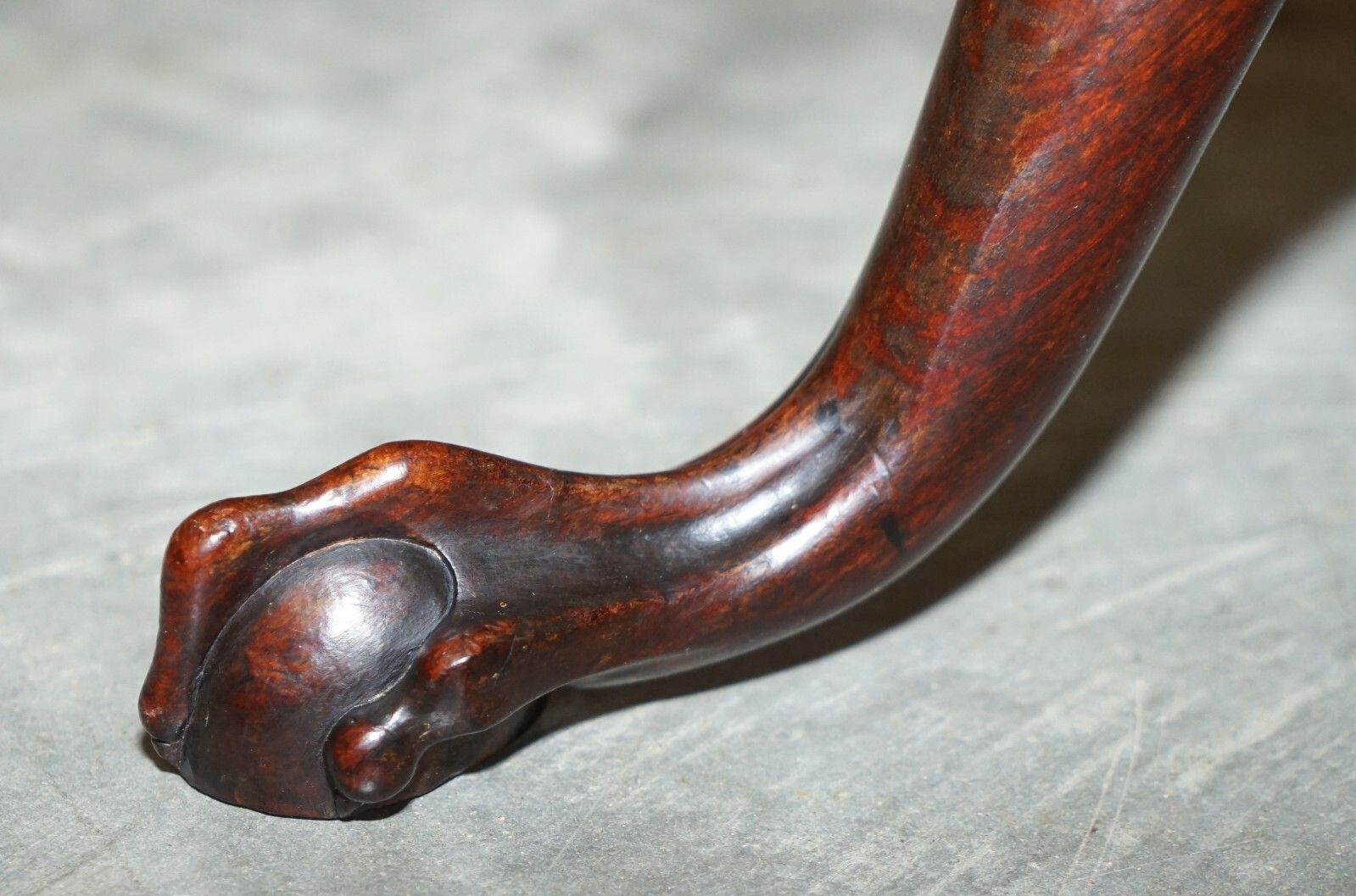 photo for sale Very Fine Gillows Of Lancaster Antique Mahogany Pie Crust Claw & Ball End Table