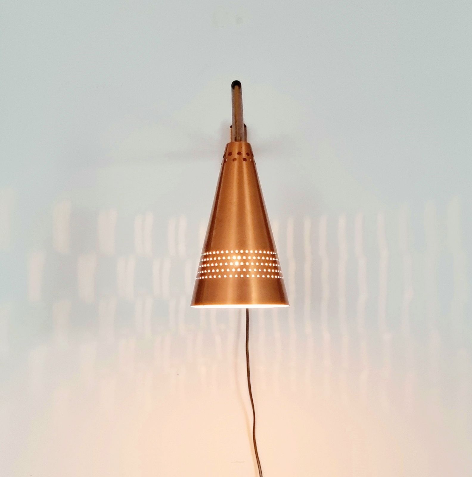 Mid Century Scandinavian Pivoting Wall Lamp By Hans Agne Jakobsson, Sweden, 1960s photo 490.0