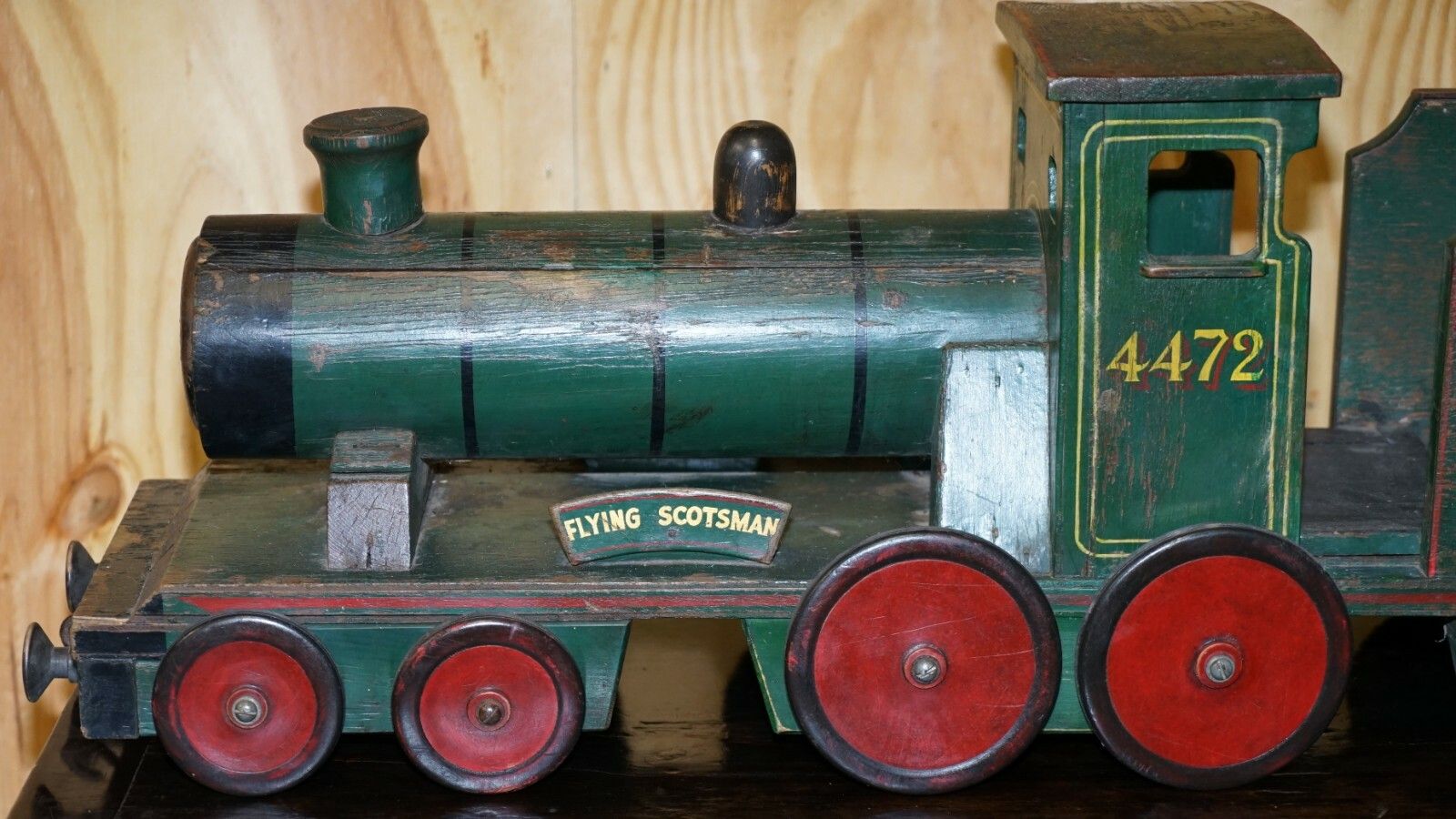 2500.0 Christie's 1910 Scratch Built Child's Pull Along Flying Scotsman Lner 4472 Train photo