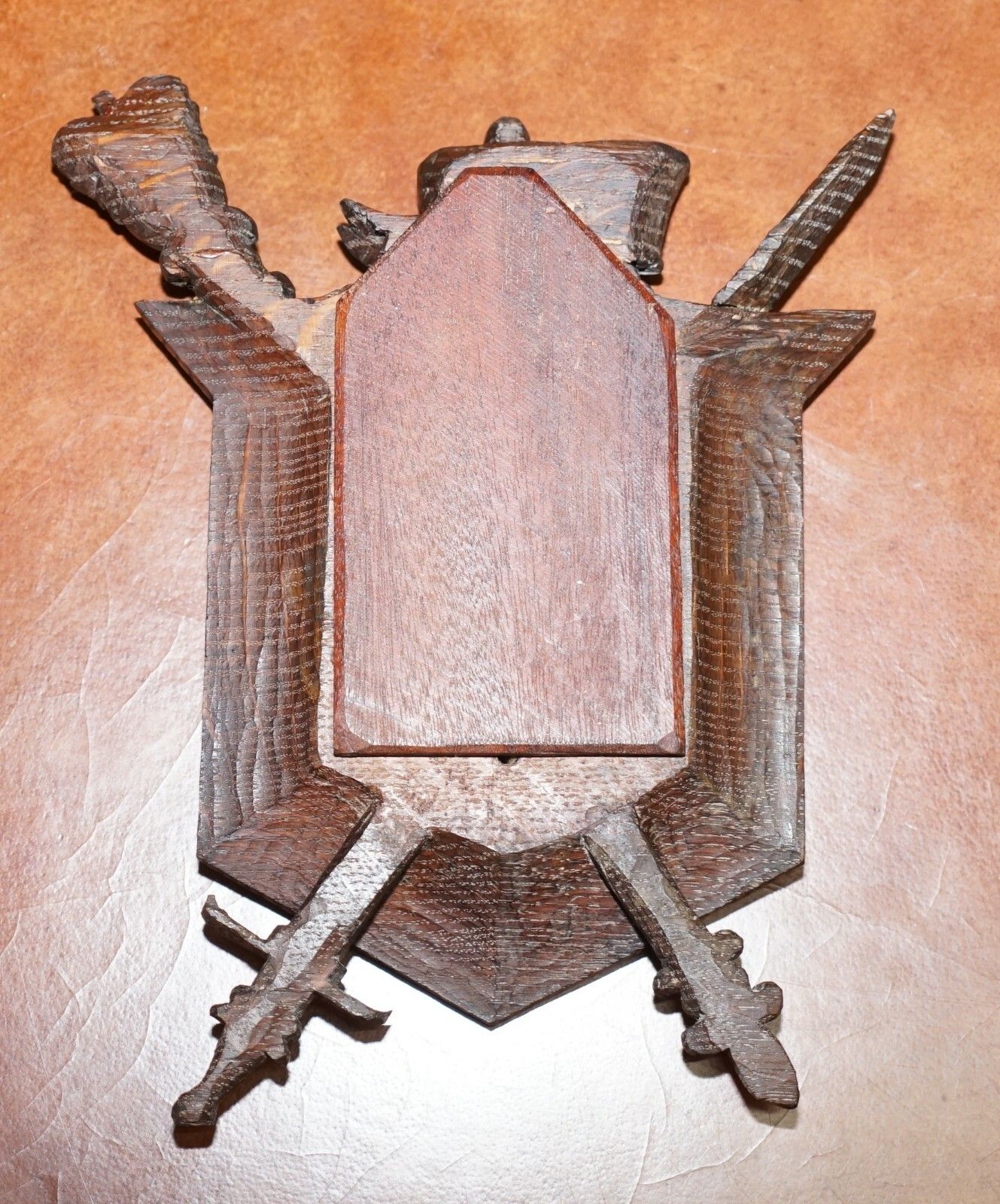 photo for sale Rare Hand Carved 1587 Fighting Scots City Of York Coat Of Arms Armoiral Crest