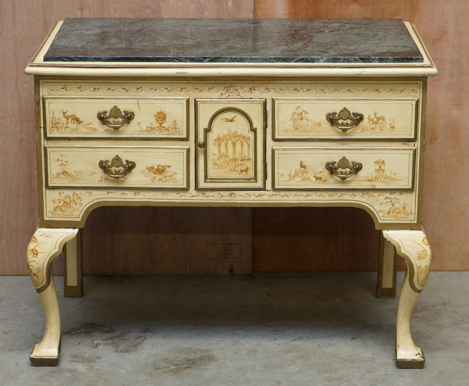 Stunning Chinoiserie Marble Topped Sideboard In The Chinese Chippendale Taste photo furniture