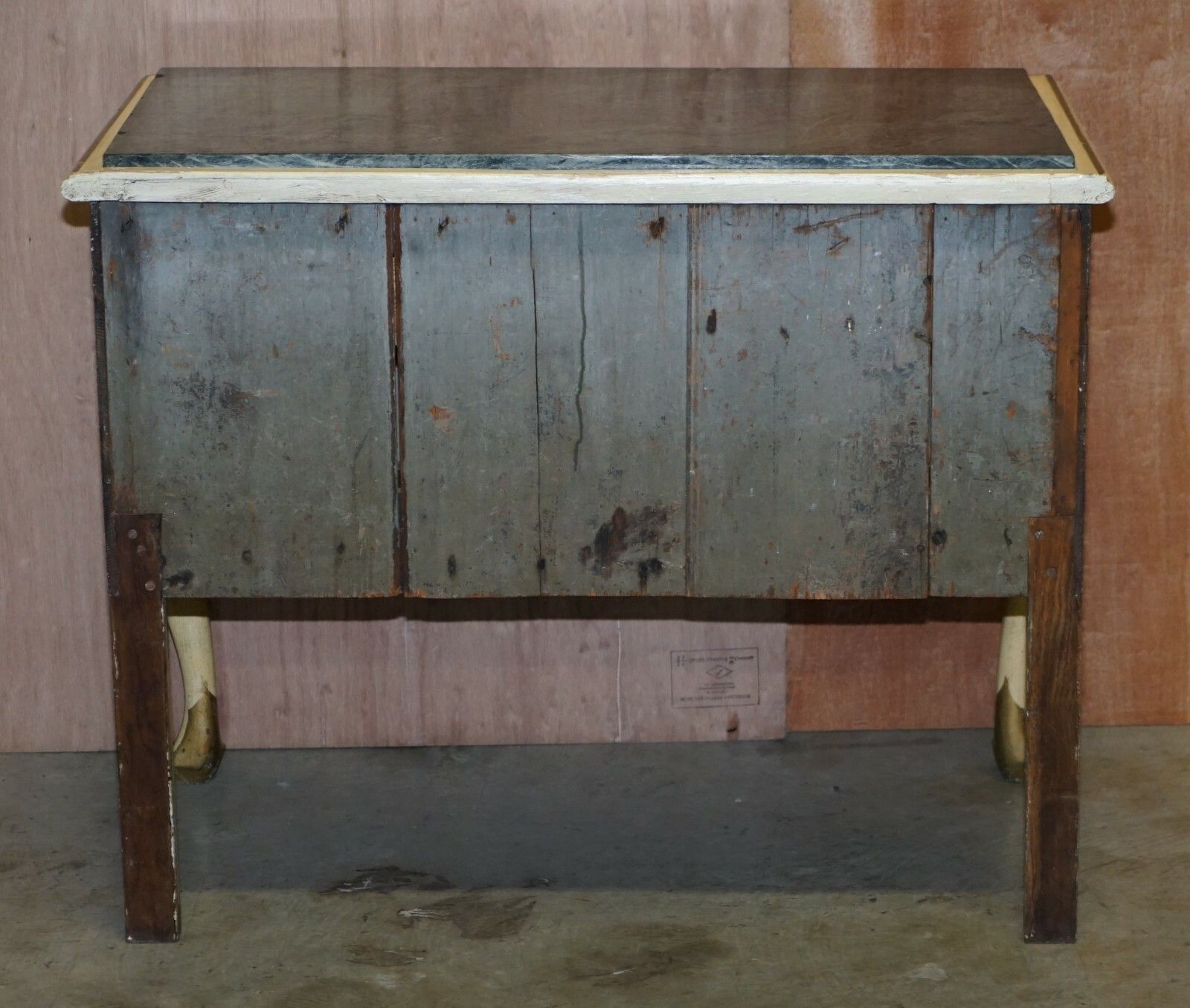 Furniture Stunning Chinoiserie Marble Topped Sideboard In The Chinese Chippendale Taste photo