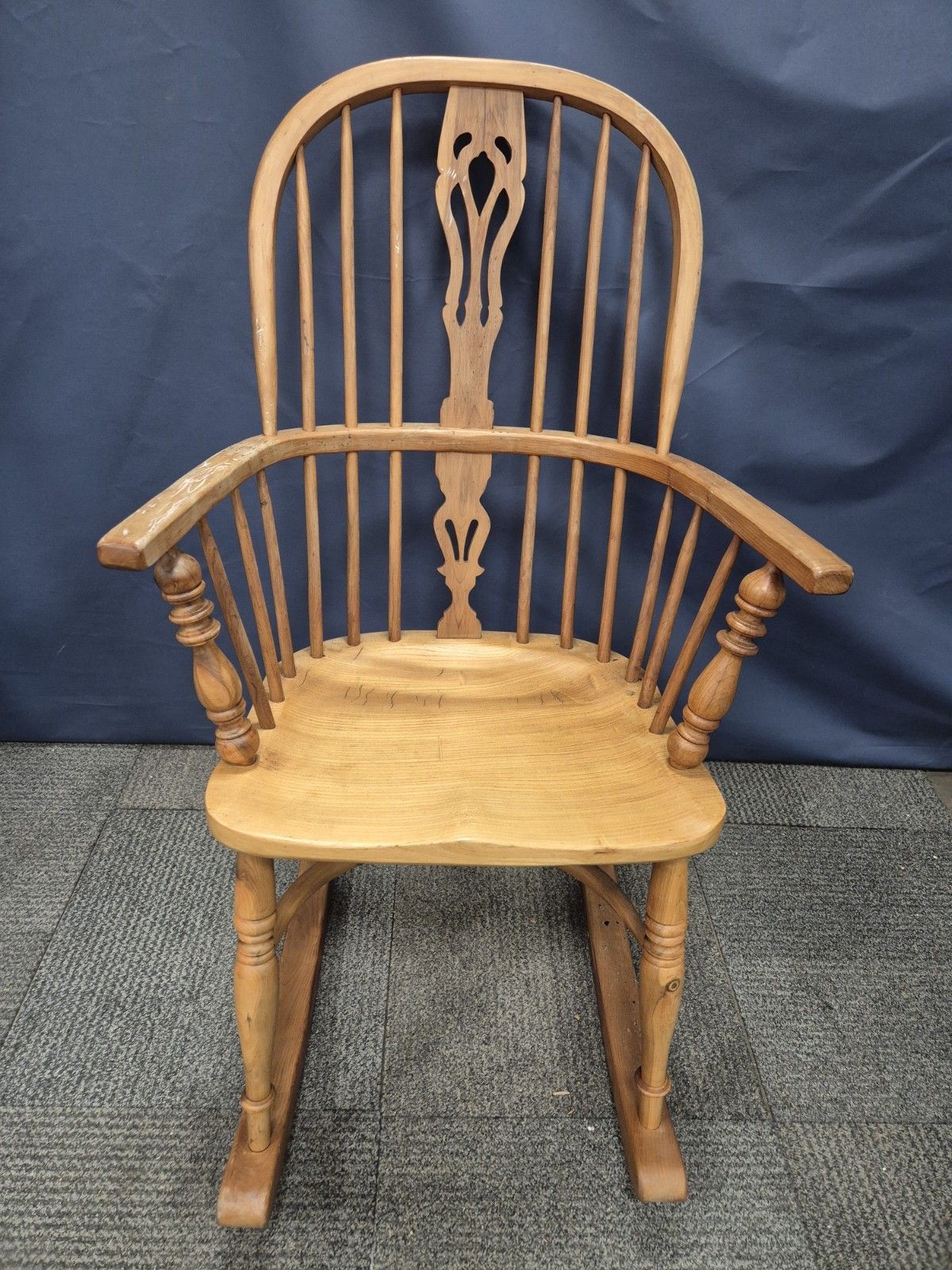 Wooden Windsor Rocking Chair Hand Made photo furniture