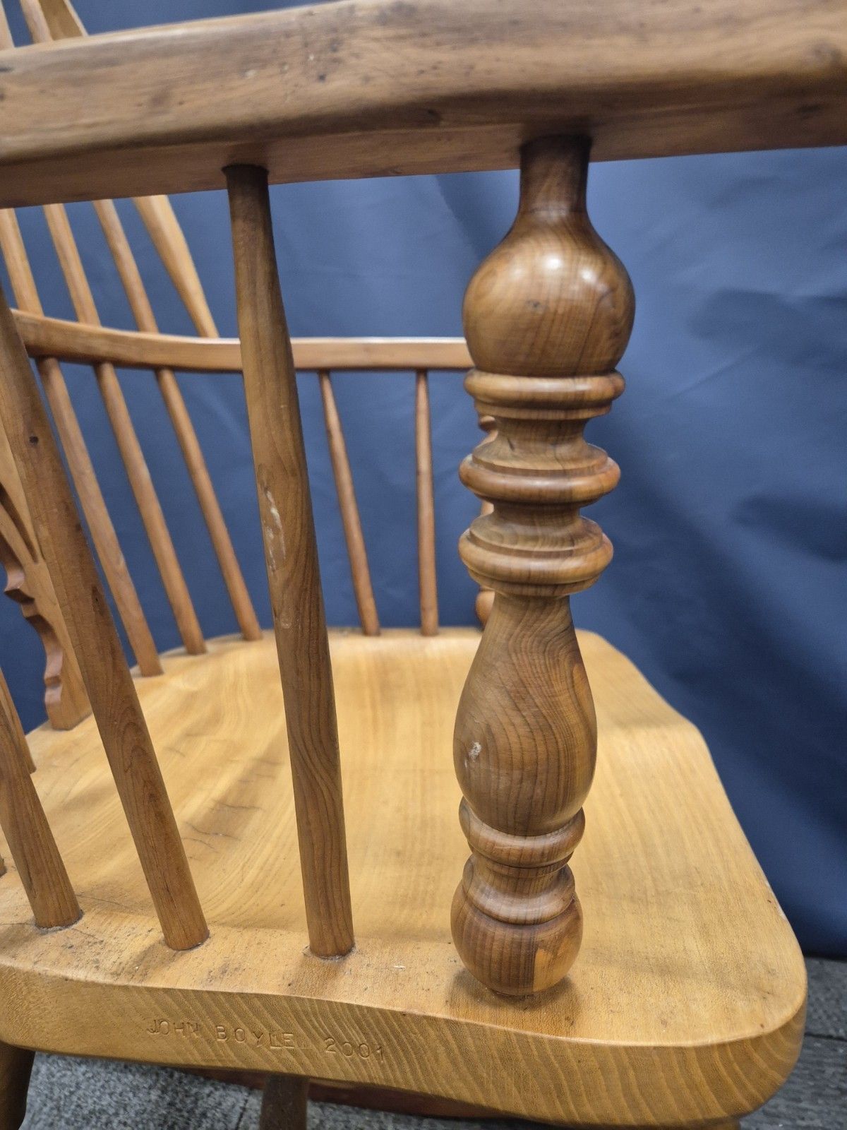 Wooden Windsor Rocking Chair Hand Made photo 292.0