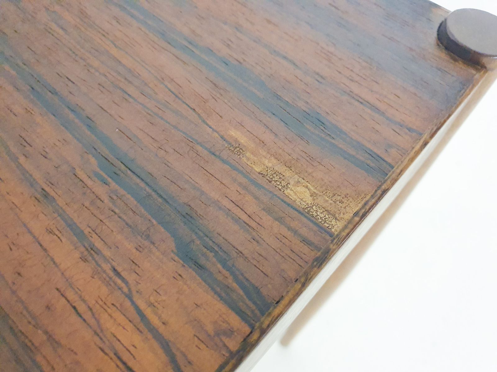 photo furniture Mid Century Wooden Nesting Tables, The Netherlands 1950's