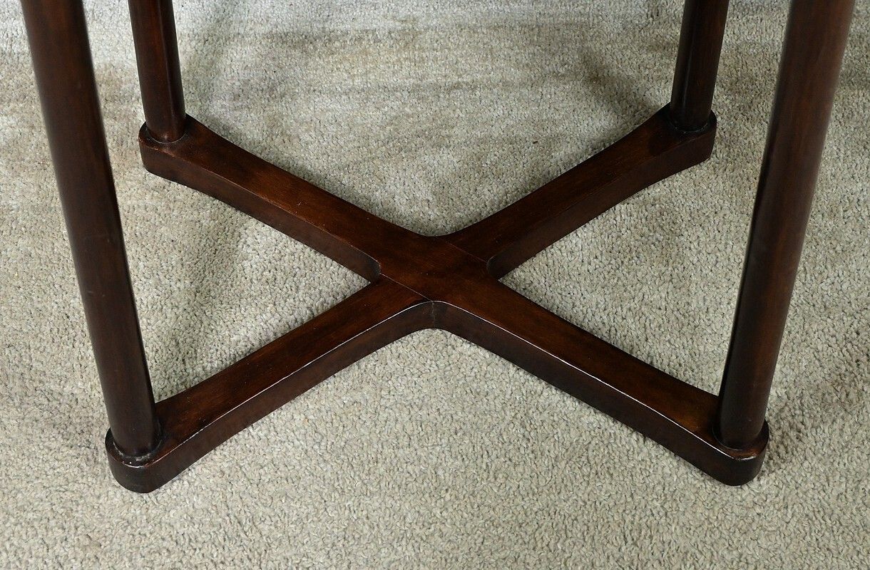 Beech Pedestal Table, By J. Hoffmann, Maison Thonet, Art Deco – 1930 photo vinterior