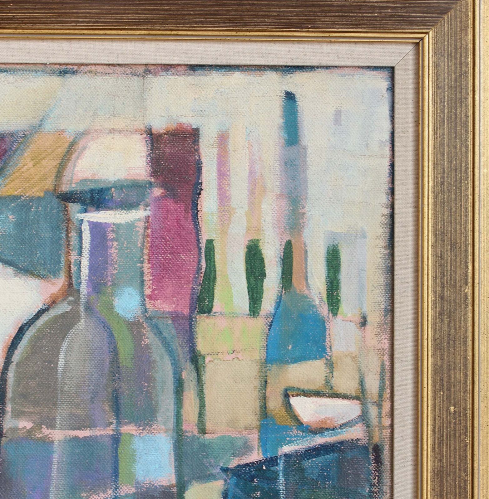 'Cubist Still Life With Bottles' (Circa 1980s–90s) photo buy