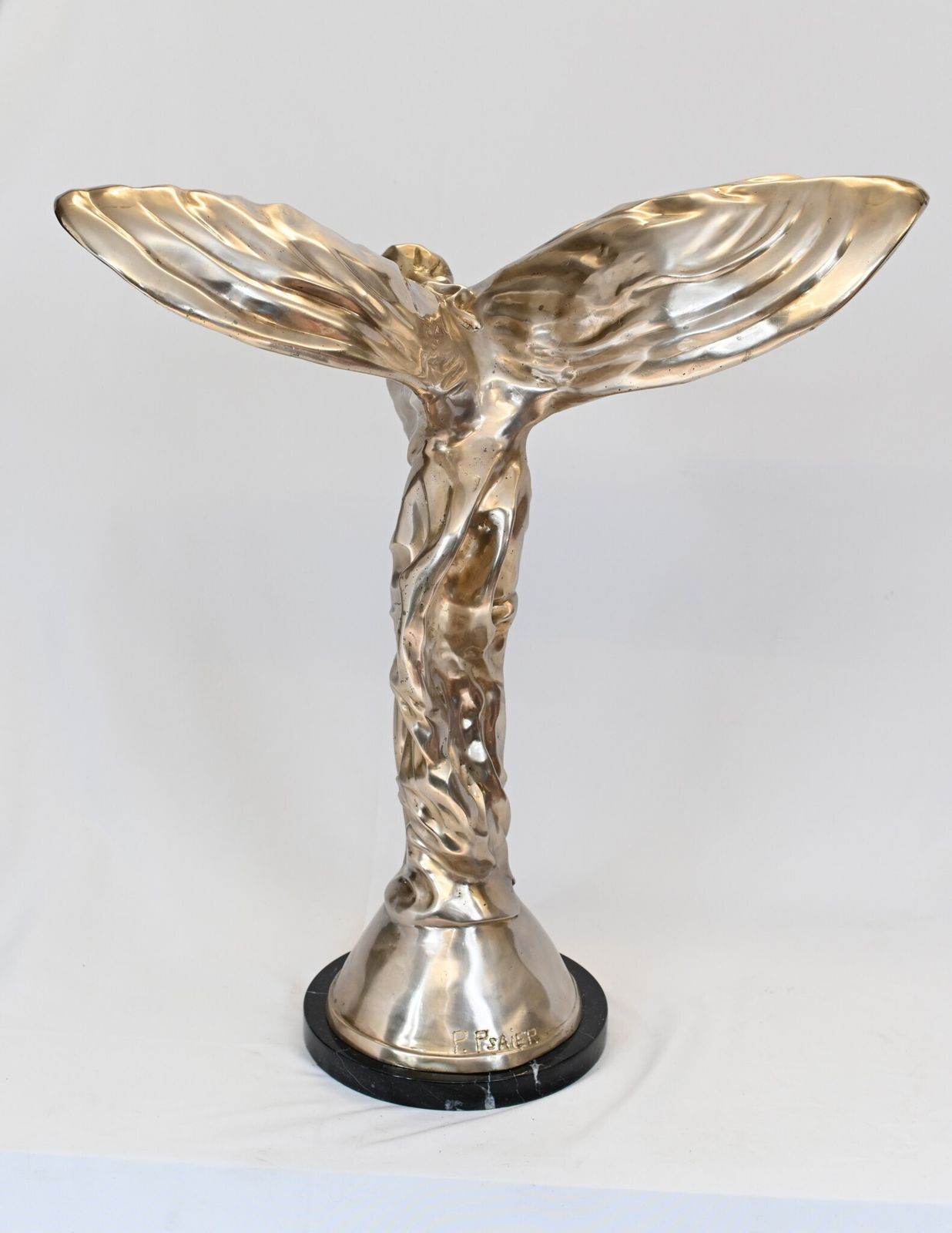 photo furniture Bronze Spirit Of Ecstacy Charles Sykes Flying Lady