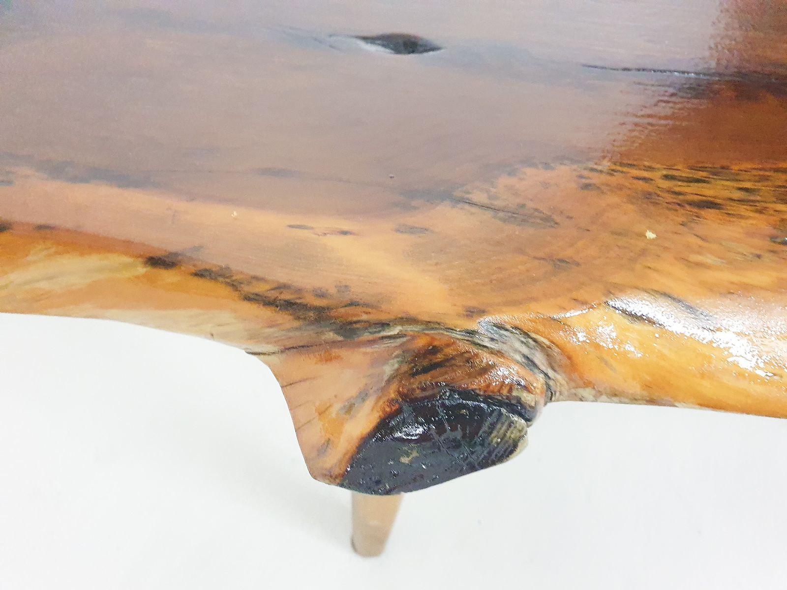photo for sale Reynolds Of Ludlow Tree Trunk Coffee Table, U.K 1970's