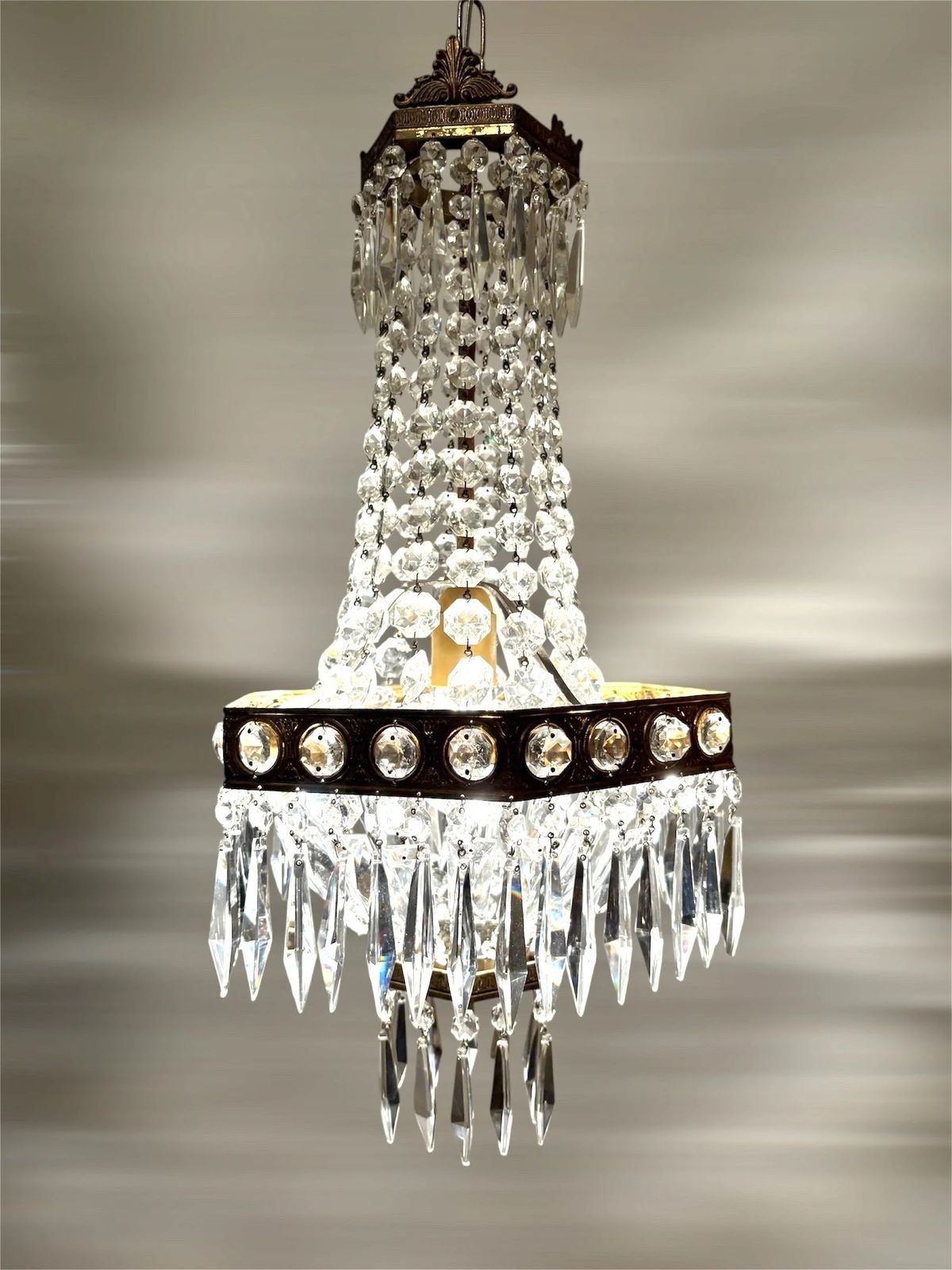 Italian Empire Style Chandelier photo furniture