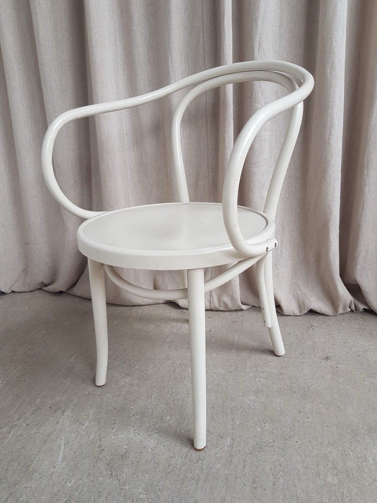 Vtg Late Mid Century Vdn Fakta Bentwood Armchair Desk Chair Bauhaus Retro R925 photo for sale