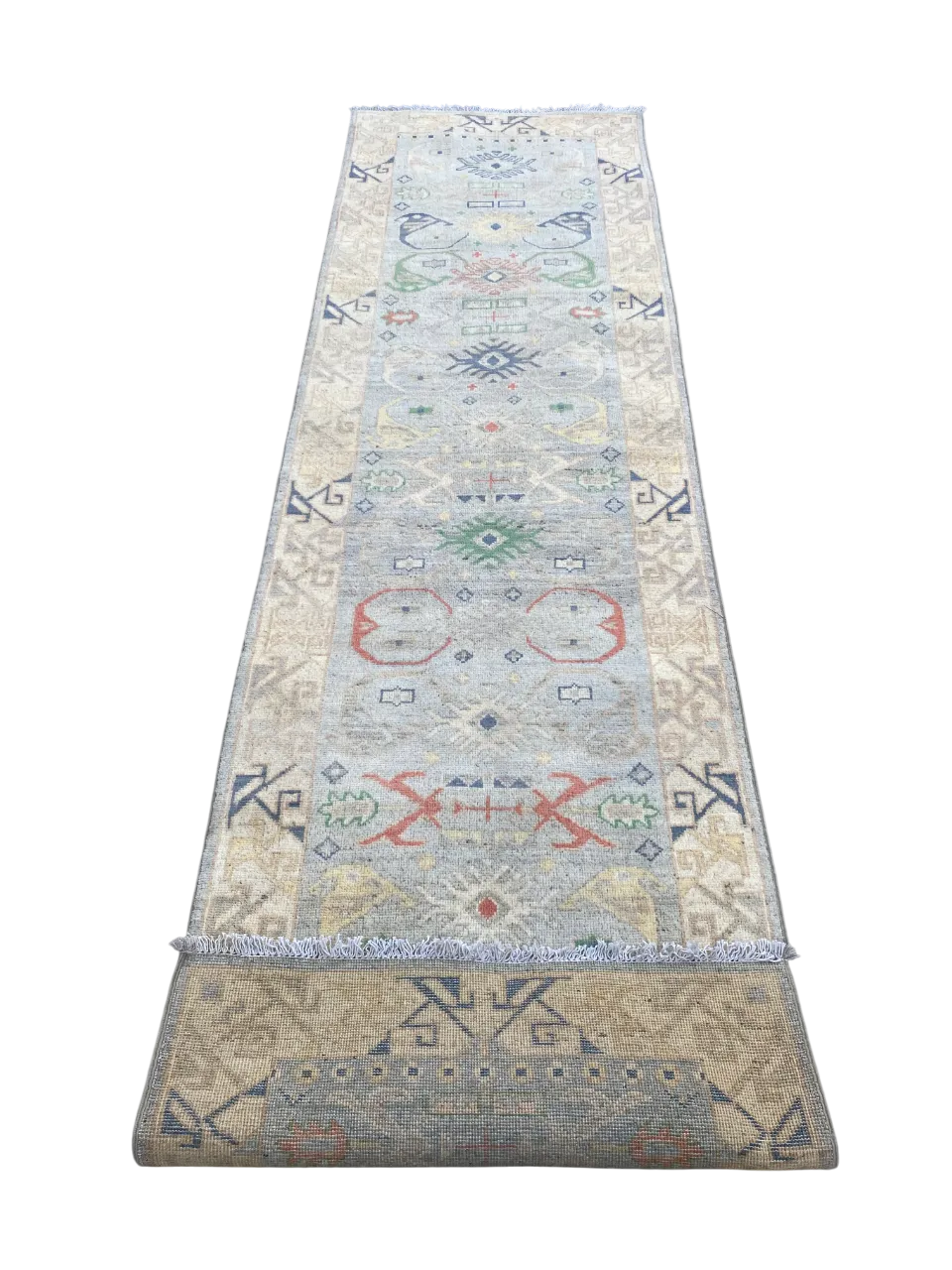 Textiles Tribal Wool Handmade 3x10 Oriental Hallway Runner Rug photo