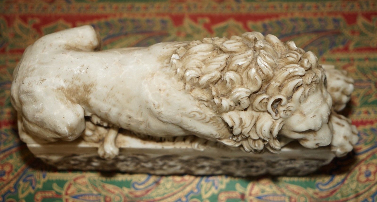 Pair Of Antique Italian Antonio Canova Corcoran Gallery Of Art Washington Lions photo vintage