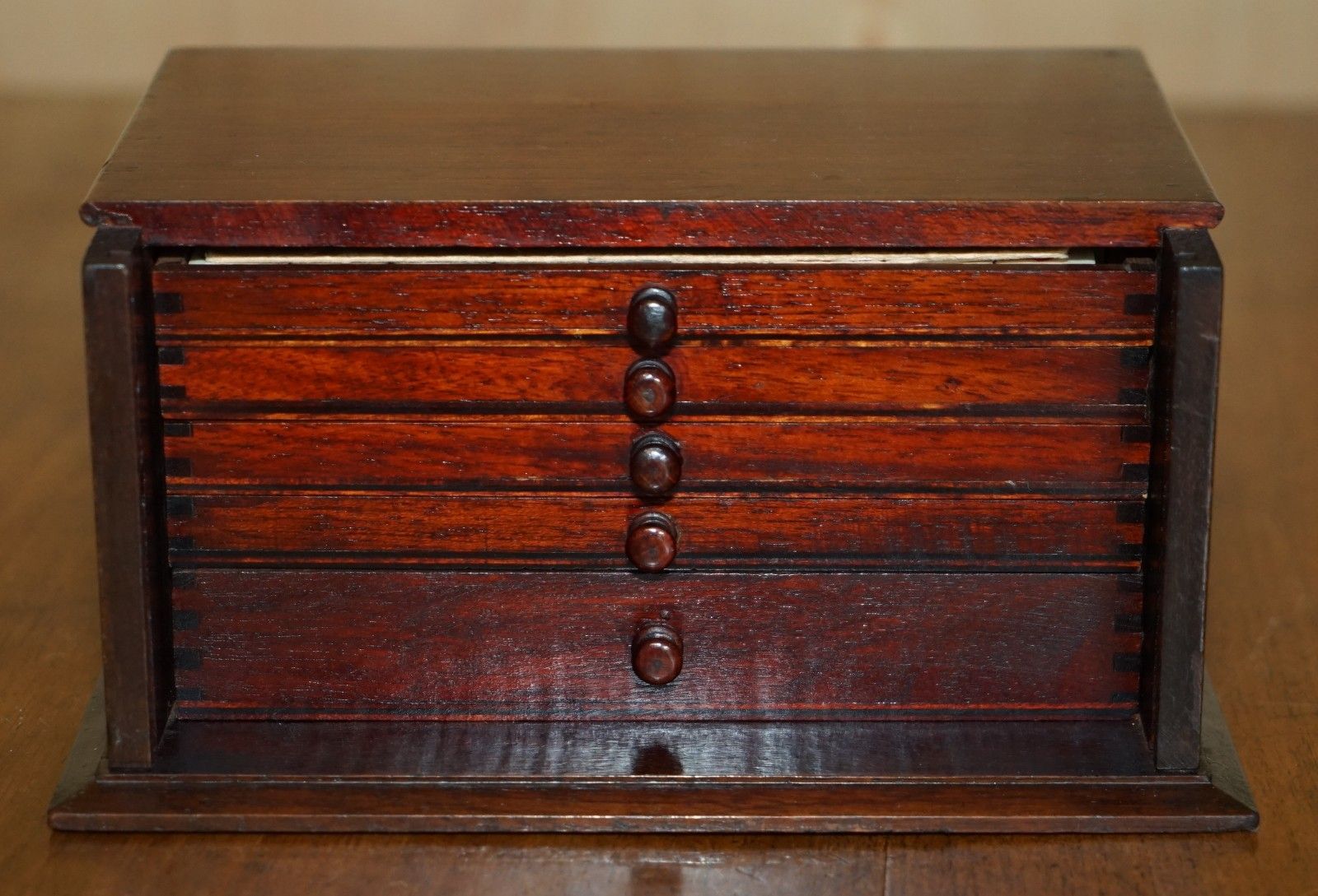 Exquisite Antique 4 Person Mahjong Suite Circa 1920's Chinese Export With Dice photo vintage