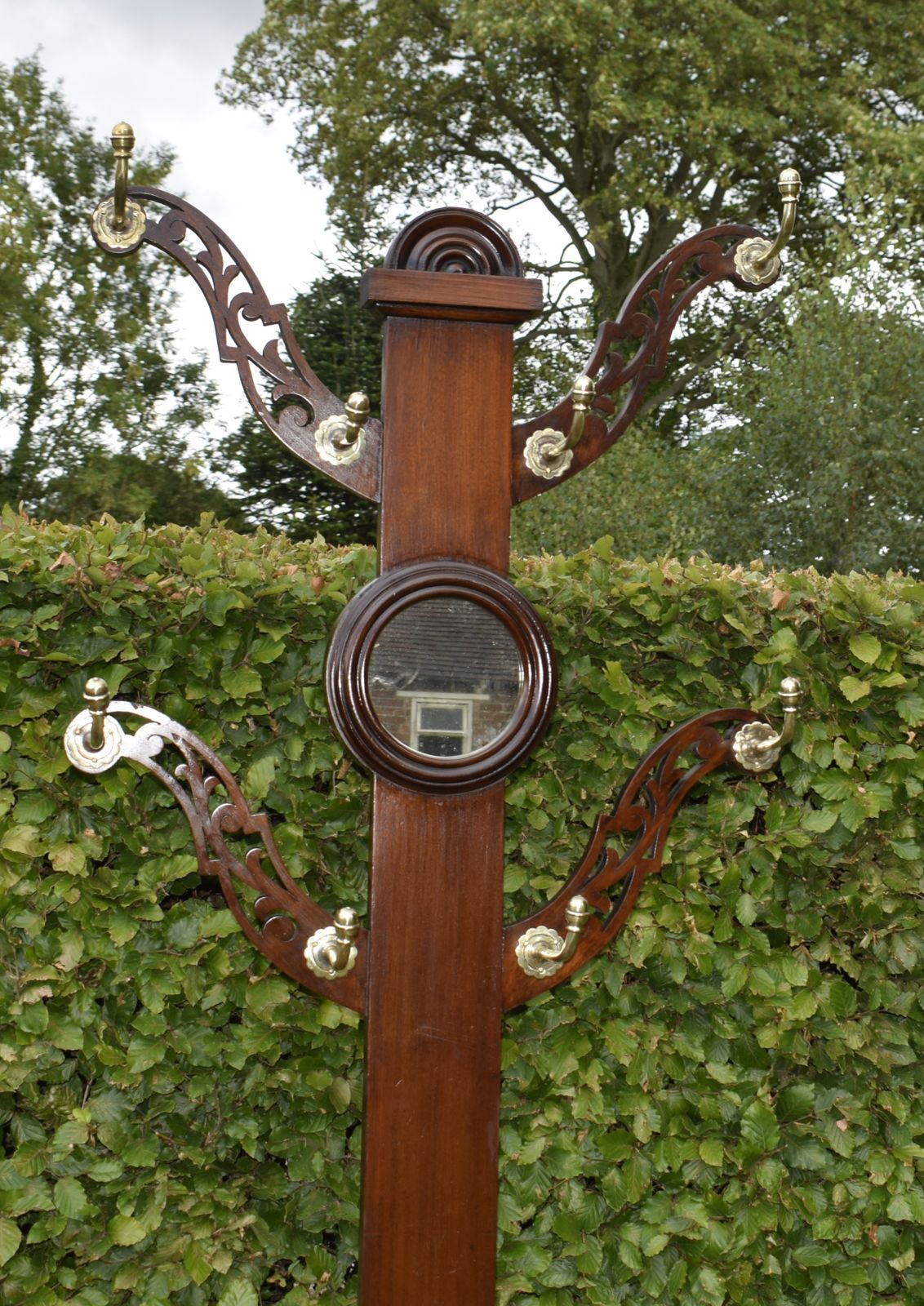 Victorian Walnut Hall Stand, 1800s photo for sale